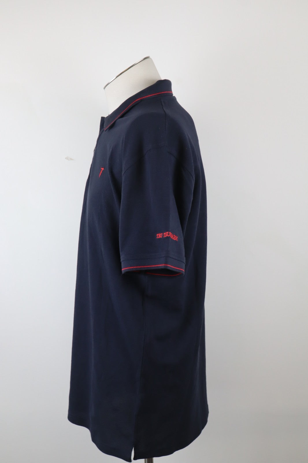 TRUSSARDI MAGLIA POLO UOMO COTONE TG. 2XL MAN CASUAL VINTAGE LOGO