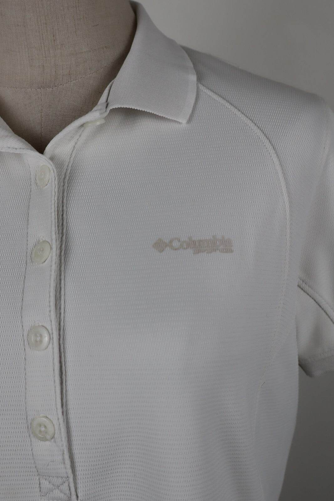 COLUMBIA POLO MAGLIA DONNA TG. S WOMAN SHIRT OMNI - SHADE CASUAL SPORT VINTAGE