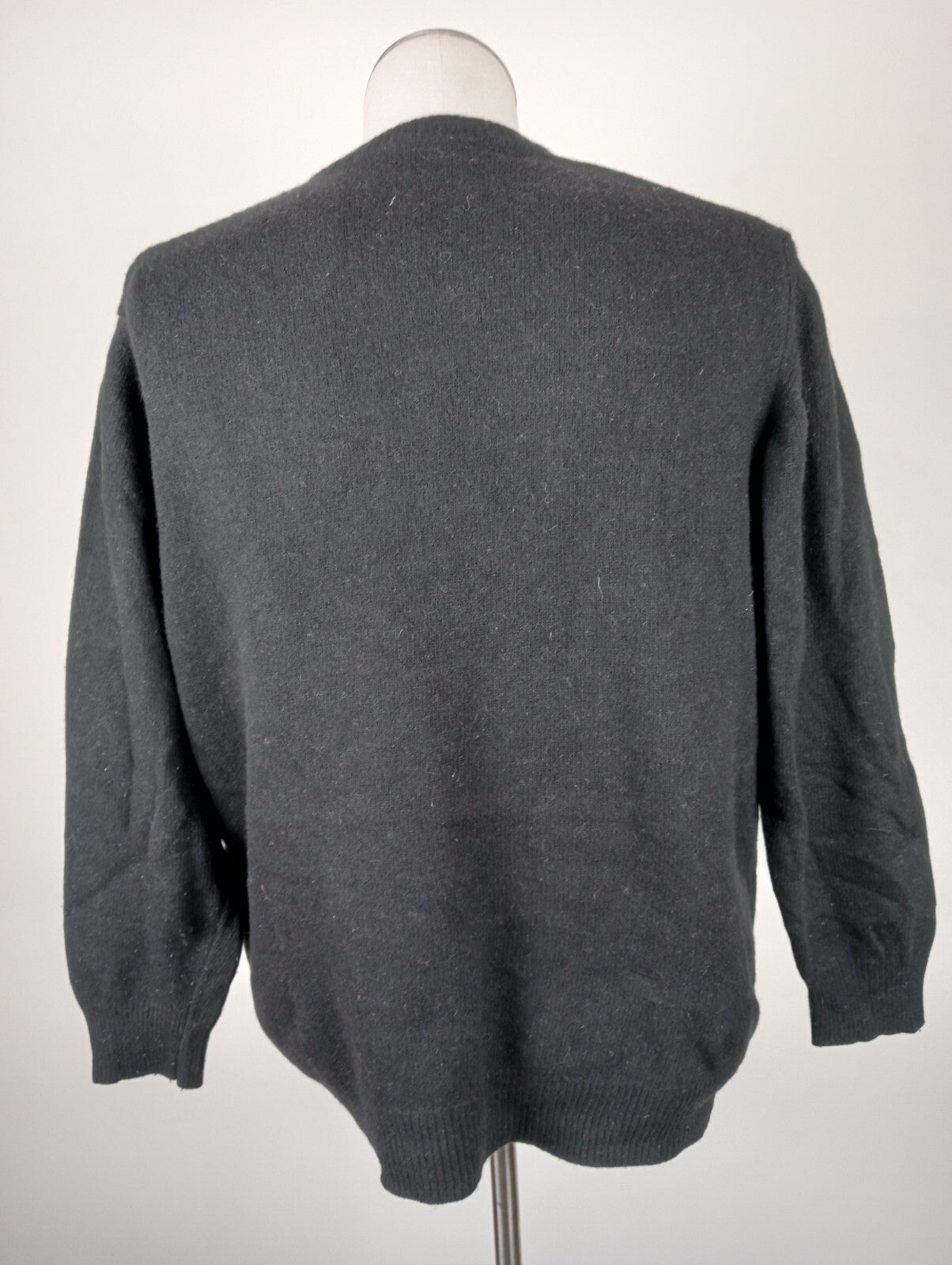 TRUSSARDI JEANS MAGLIONE LANA UOMO Tg. L MAN CASUAL WOOL SWEATER VINTAGE