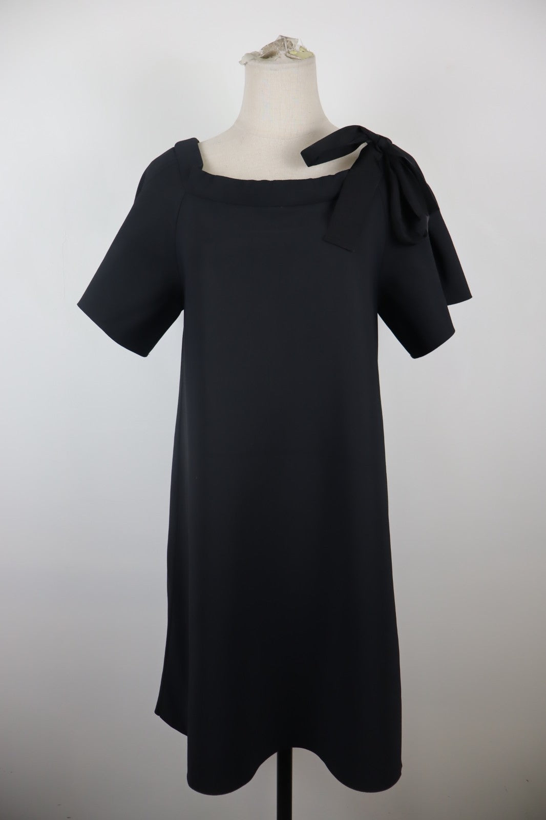 PINKO VESTITO DONNA MEZZA MANICA TG. 44 WOMAN CASUAL VINTAGE DRESS ABITO NERO