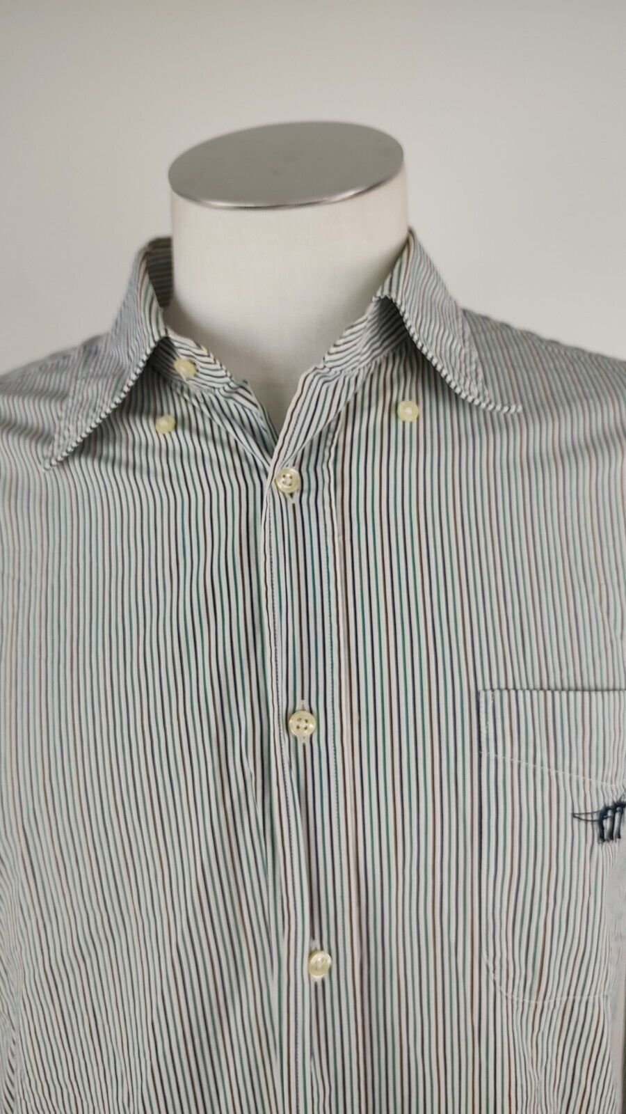 HENRY COTTON'S CAMICIA UOMO COTONE TG. 40  MAN CASUAL VINTAGE SHIRT