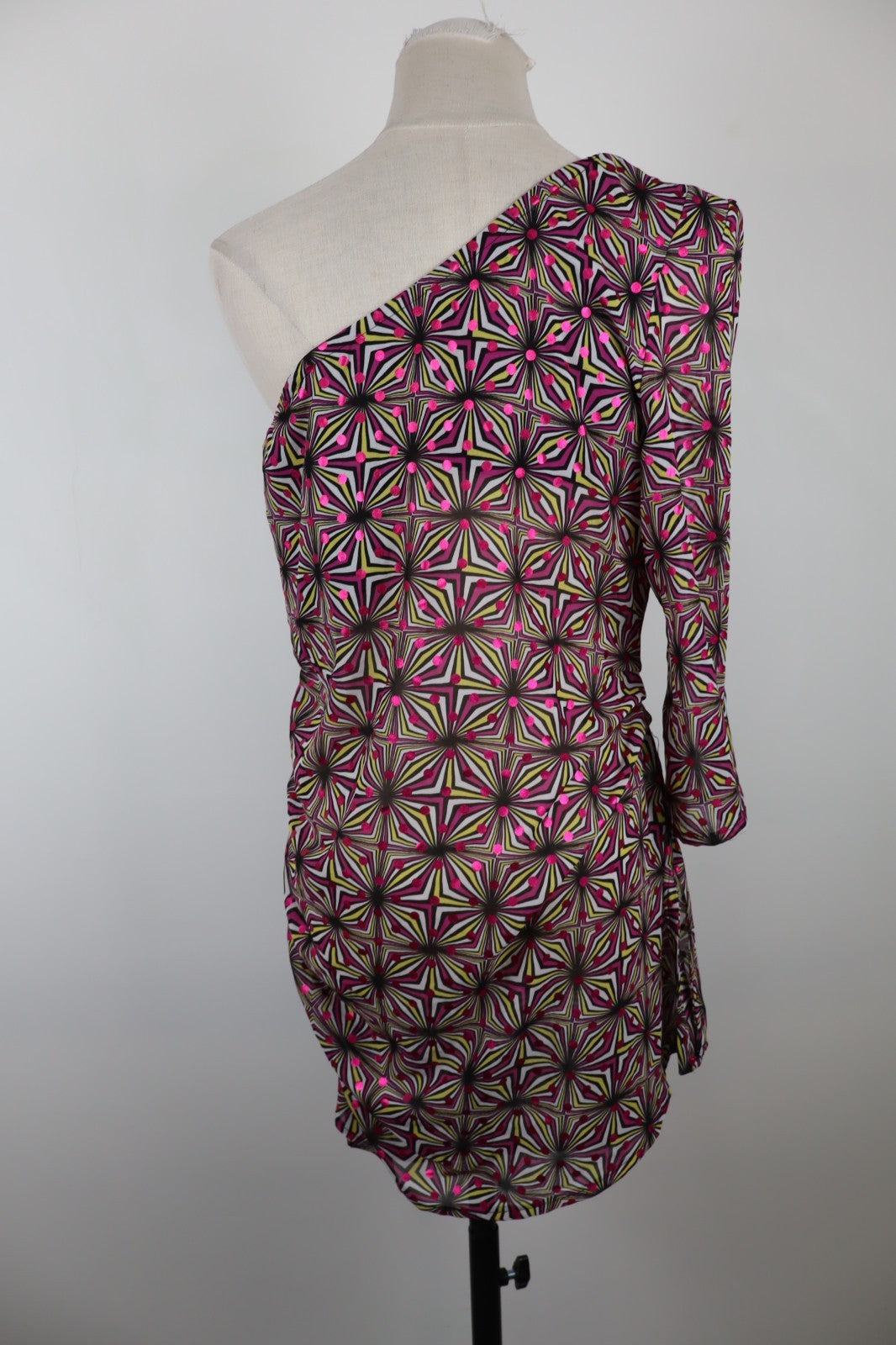 PATRIZIA PEPE MAGLIA MONOSPALLA DONNA TG. 44 WOMAN CASUAL T-SHIRT VINTAGE VELATO