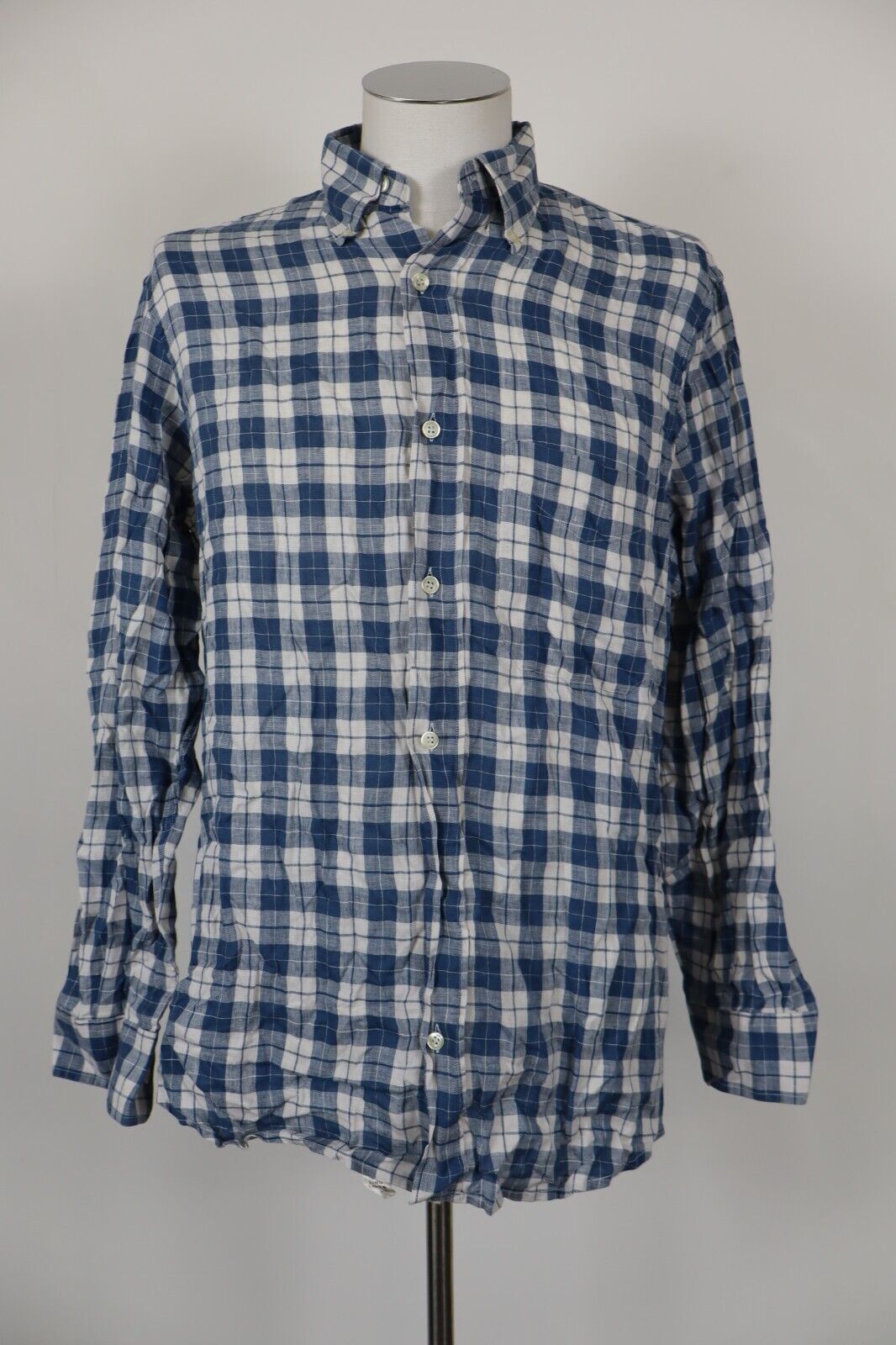 GIANFRANCO FERRE' CAMICIA UOMO COTONE TG. 40 / 15.75  MAN CASUAL VINTAGE SHIRT