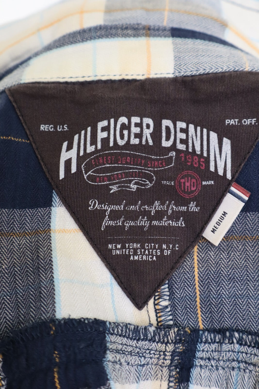 TOMMY HILFIGER CAMICIA  DONNA TG. M WOMAN SHIRT CASUAL VINTAGE COTONE