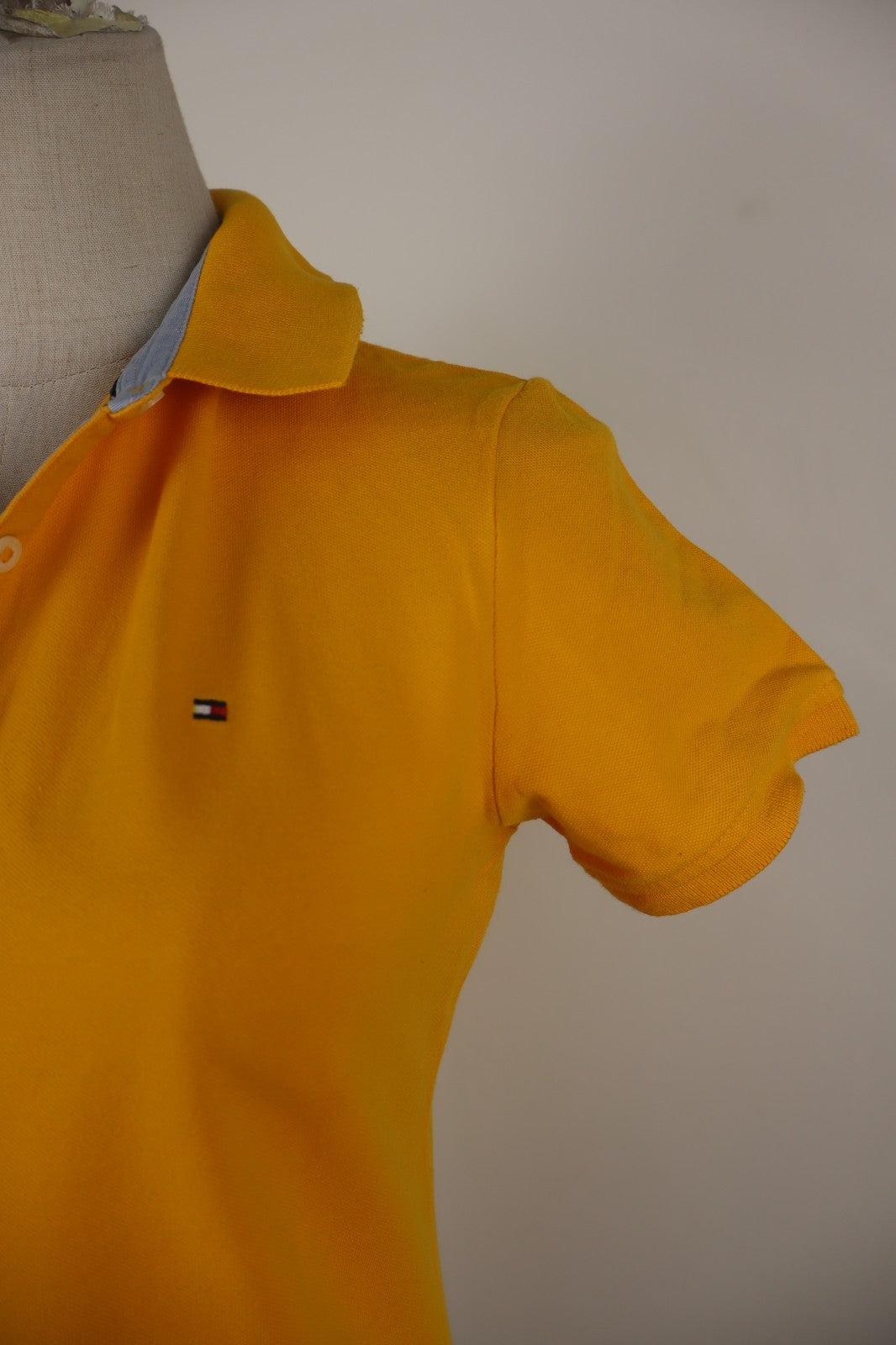 TOMMY HILFIGER MAGLIA POLO DONNA TG S WOMAN CASUAL VINTAGE TOP T-SHIRT COTONE