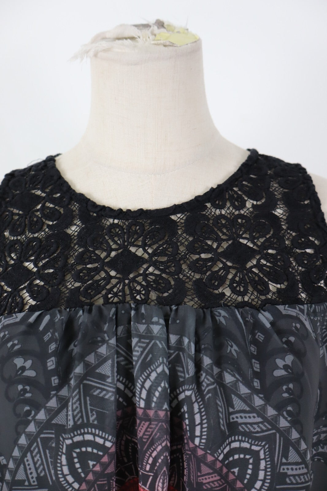 DESIGUAL MAGLIA DONNA TG. XS WOMAN T-SHIRT CASUAL VINTAGE TOP COTONE