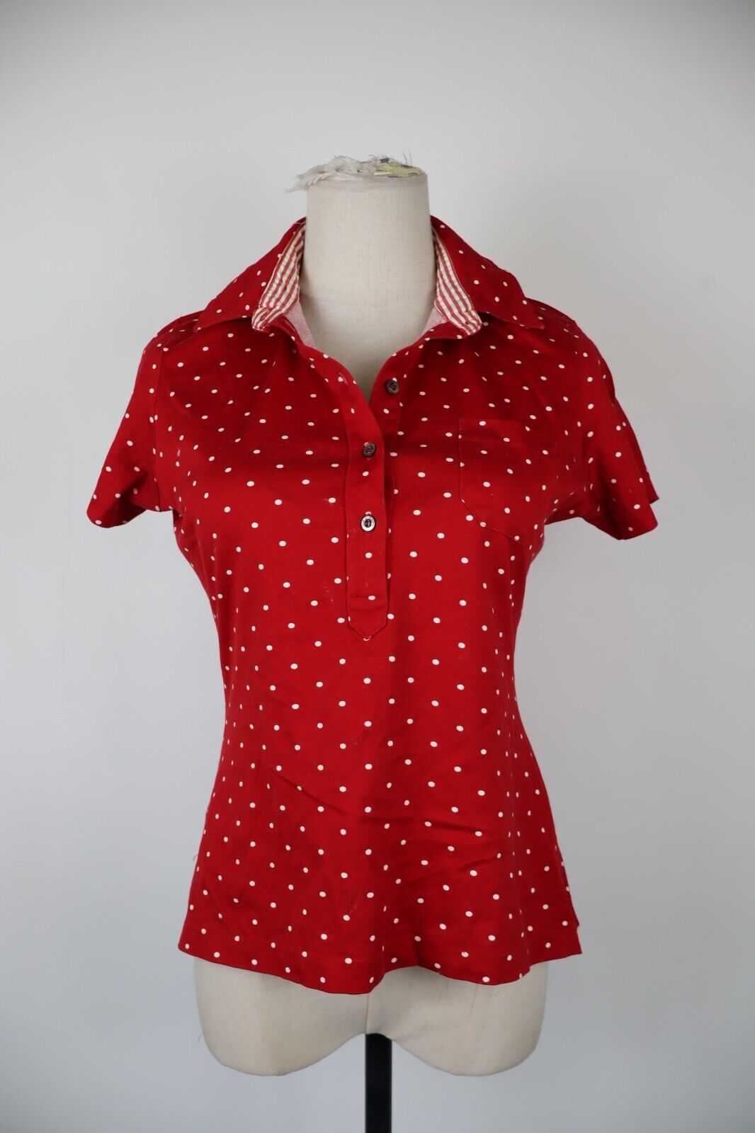 CONTE OF FLORENCE POLO MAGLIA DONNA TG S WOMAN CASUAL VINTAGE T-SHIRT COTONE