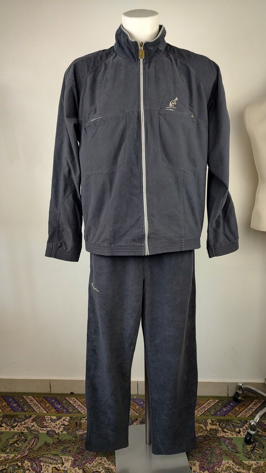 AUSTRALIAN TUTA COMPLETO DUE PEZZI  48 TRACKSUIT JACKET GIACCA PANTS UOMO SPORT