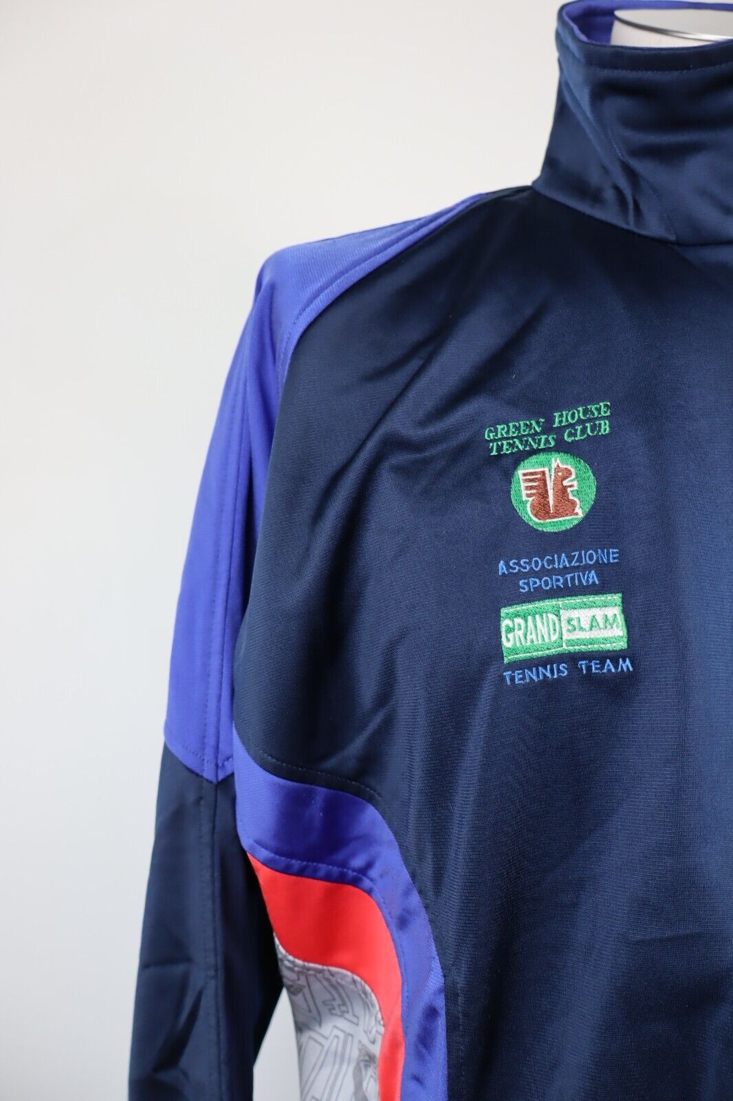 LOTTO GIACCA TENNIS JACKET CON ZIP MAN SHIRT UOMO TG M VINTAGE SPORT TRAINING