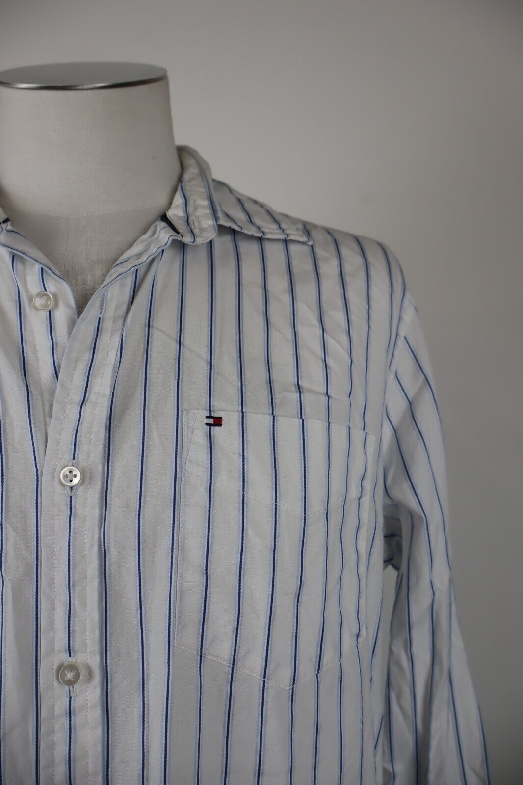TOMMY HILFIGER CAMICIA UOMO TG. M MAN CASUAL VINTAGE SHIRT COTONE COTTON