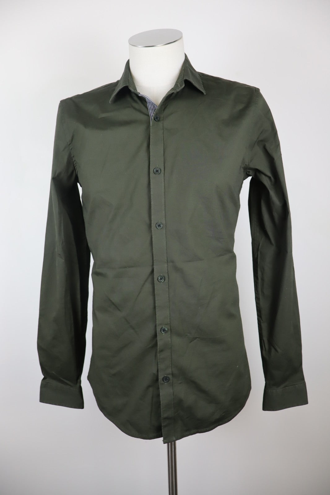 AX ARMANI EXCHANGE CAMICIA MANICA LUNGA UOMO COTONE M MAN CASUAL VINTAGE SHIRT