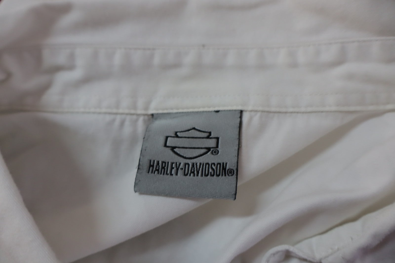 HARLEY DAVIDSON CAMICIA UOMO TG L MAN SHIRT CASUAL VINTAGE COTONE COTTON LOGO