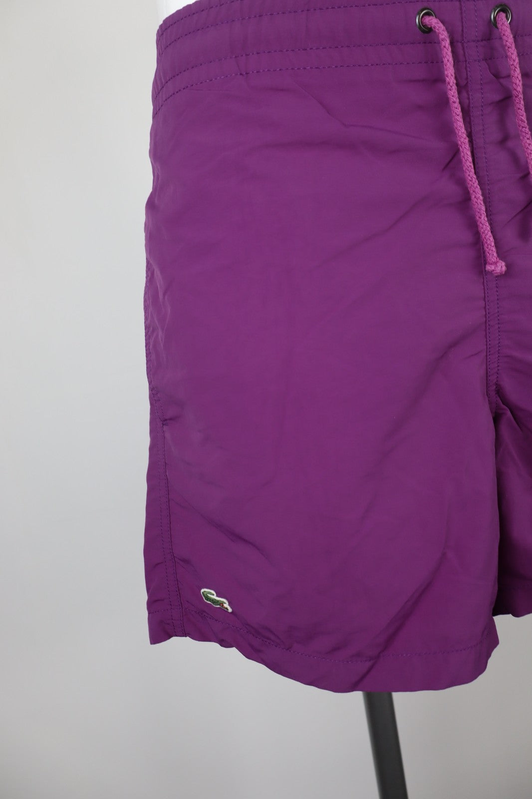 LACOSTE COSTUME PANTALONCINO MARE UOMO TG 4 MEN SWIMSUIT VINTAGE CASUAL LOGO