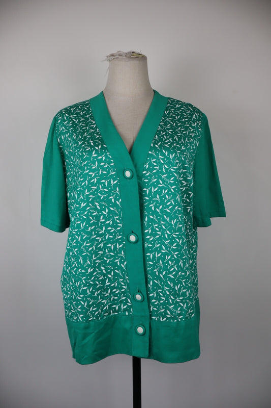 PIERRE CARDIN MAGLIA CON BOTTONI DONNA TG. 46 WOMAN T-SHIRT CASUAL VINTAGE