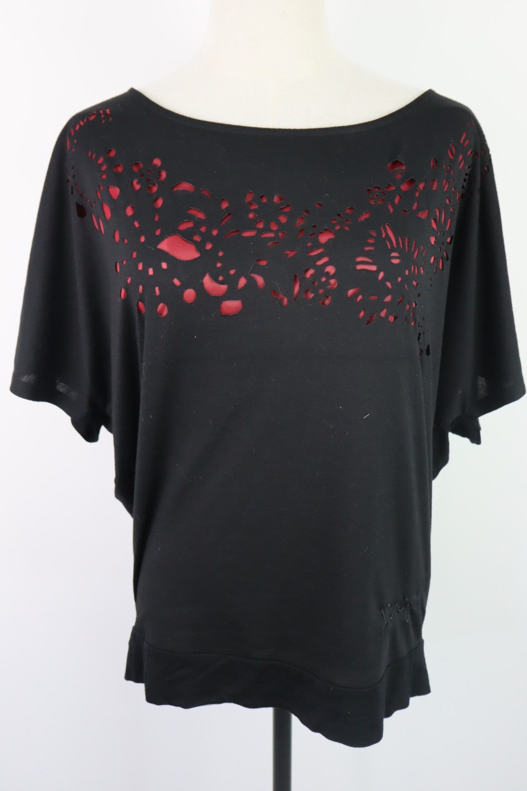 DESIGUAL MAGLIA DONNA TG. M WOMAN CASUAL VINTAGE T-SHIRT TOP VISCOSA