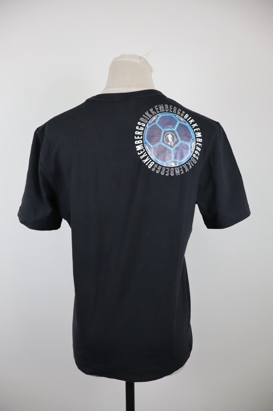 BIKKEMBERGS MAGLIA DONNA TG. S WOMAN CASUAL VINTAGE T-SHIRT TOP COTONE LOGO