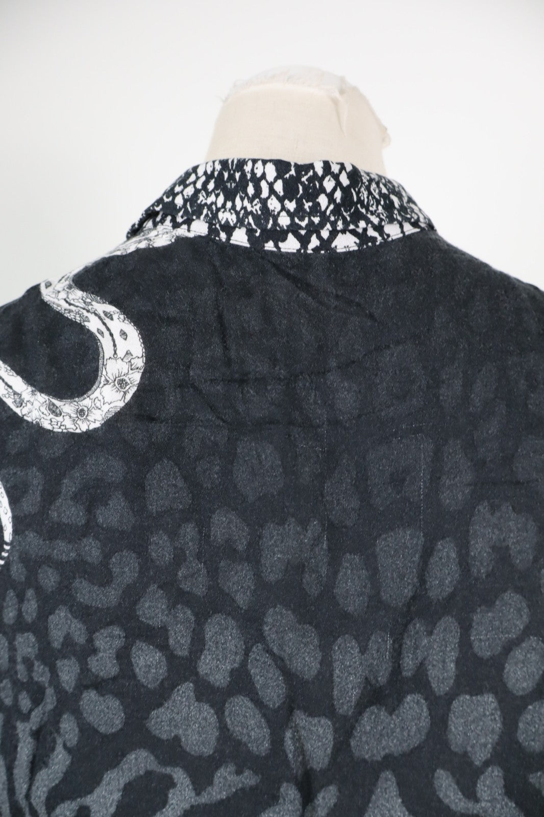 DESIGUAL CAMICIA DONNA TG. XL WOMAN SHIRT CASUAL VINTAGE ANIMALIER