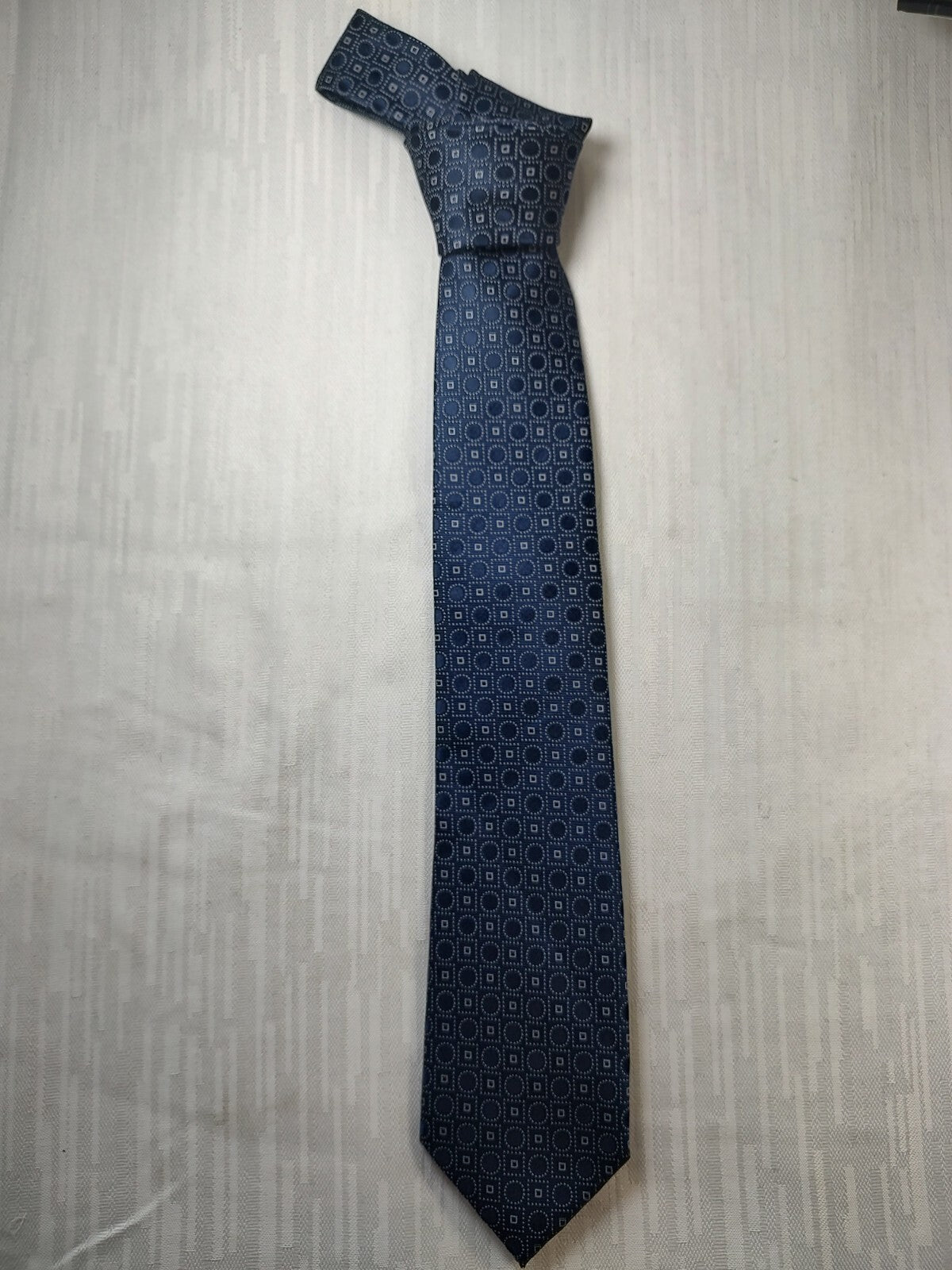 EGON VON FURSTENBERG 100% SILK TIE SETA CRAVATTA NECKTIE MADE IN ITALIA CLASSIC