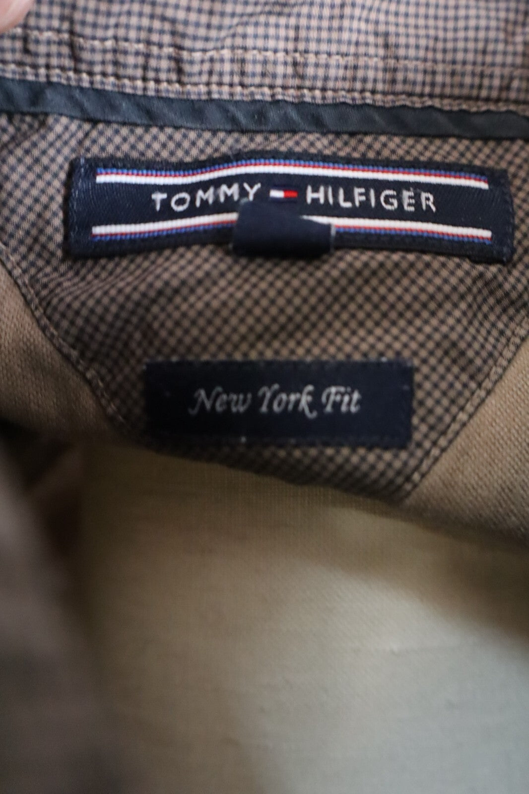 TOMMY HILFIGER CAMICIA UOMO COTONE TG. M MAN CASUAL VINTAGE SHIRT