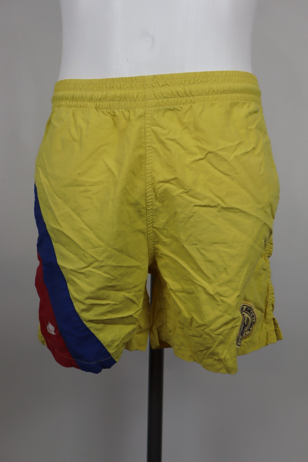 NIKE BARCELLONA COSTUME PANTALONCINO MARE UOMO TG S MEN SWIMSUIT VINTAGE CASUAL