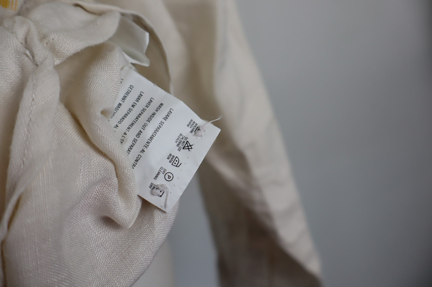 CALVIN KLEIN JEANS CAMICIA SHIRT UOMO Tg XL MAN VINTAGE CASUAL LINO LINEN