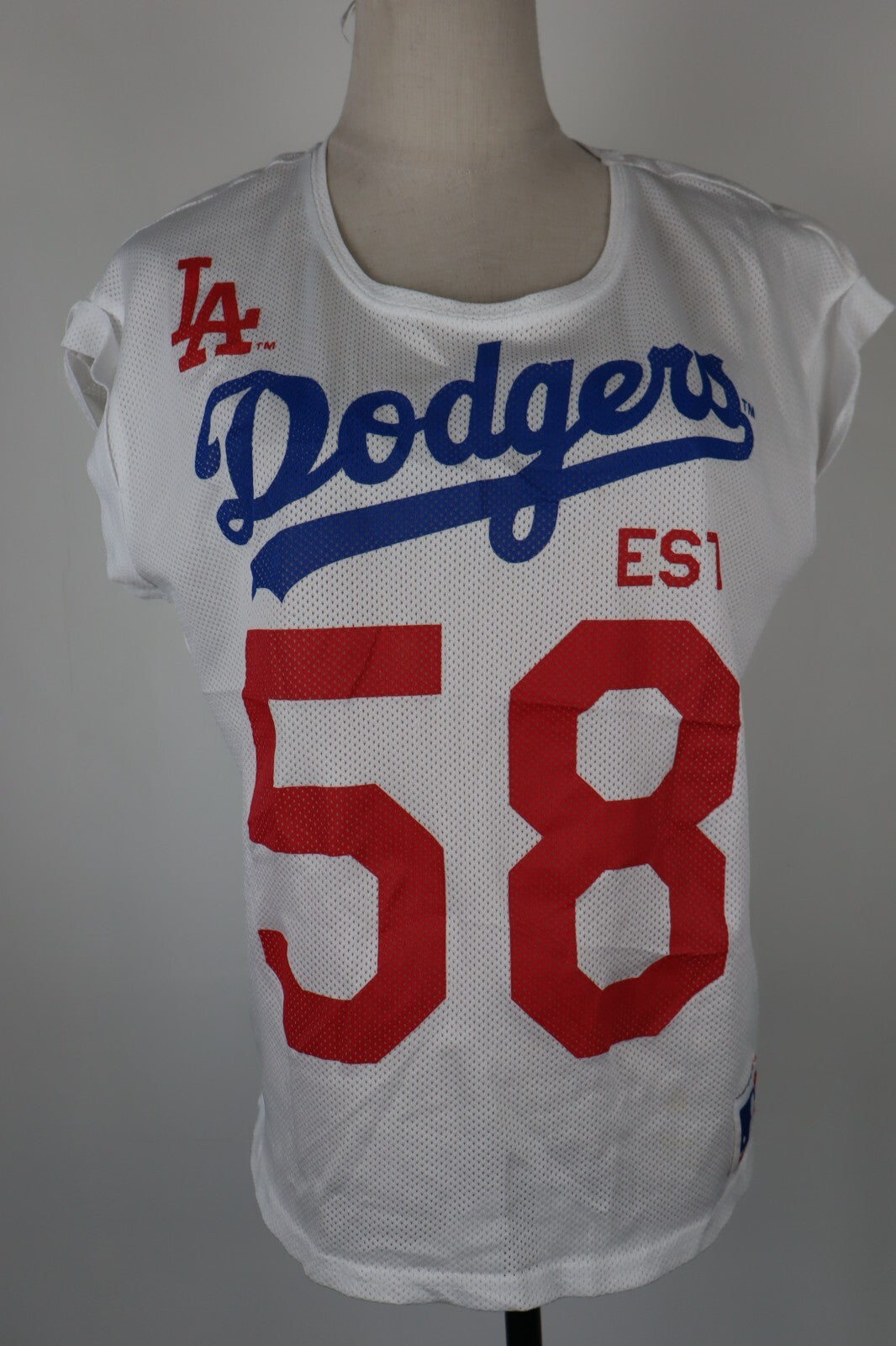 ALCOTT LA DODGERS MAGLIA BASEBALL  DONNA TG. L WOMAN SHIRT SPORT VINTAGE