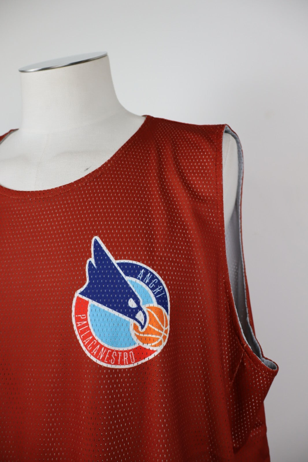 OPERA ANGRI CANOTTA BASKET PALLACANESTRO SHIRT UOMO XL SPORT JERSEY DOUBLE FACE