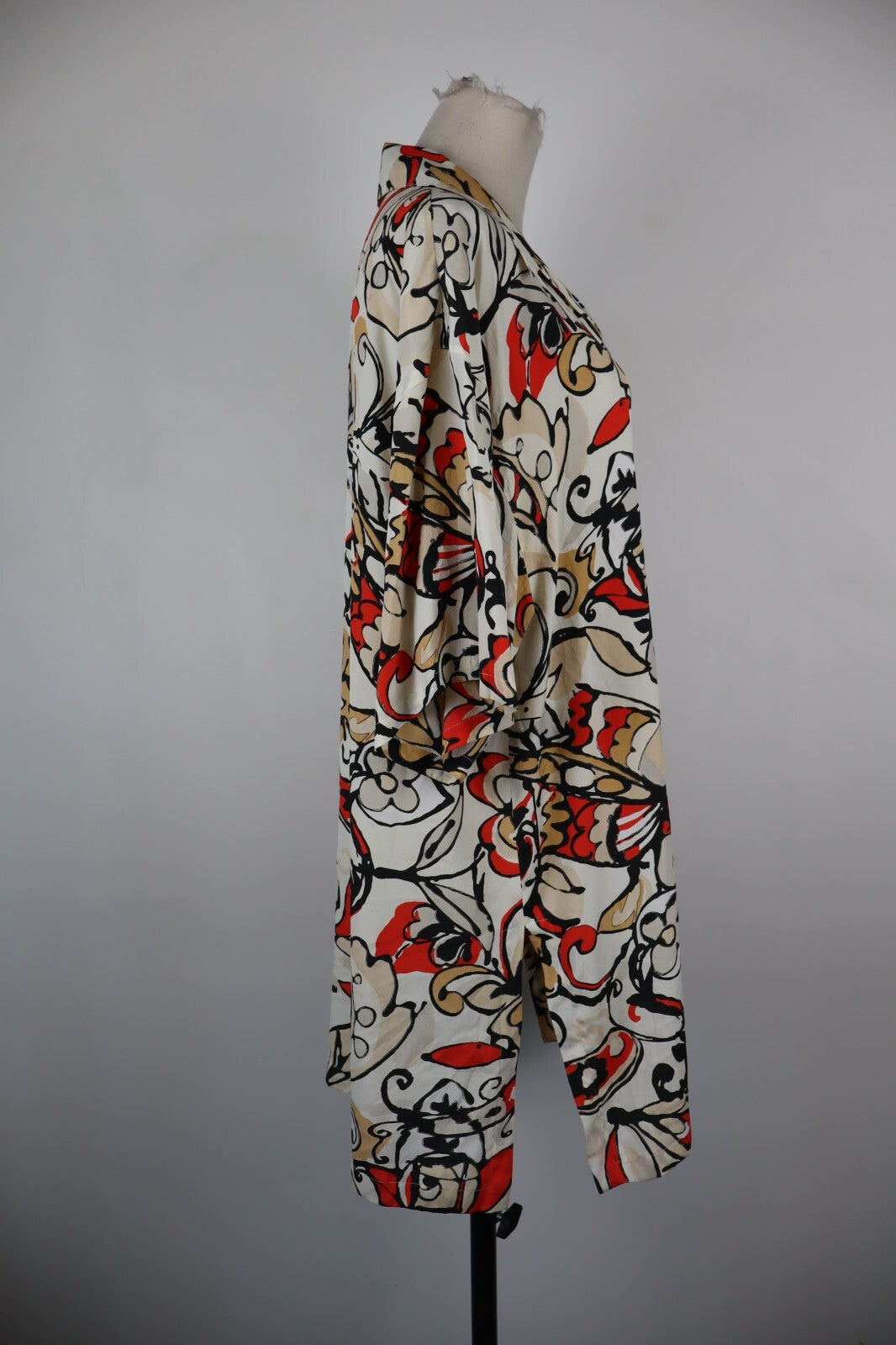 MARELLA CAMICIA  DONNA TG. 42 WOMAN SHIRT CASUAL VINTAGE SETA ACETATO SILK