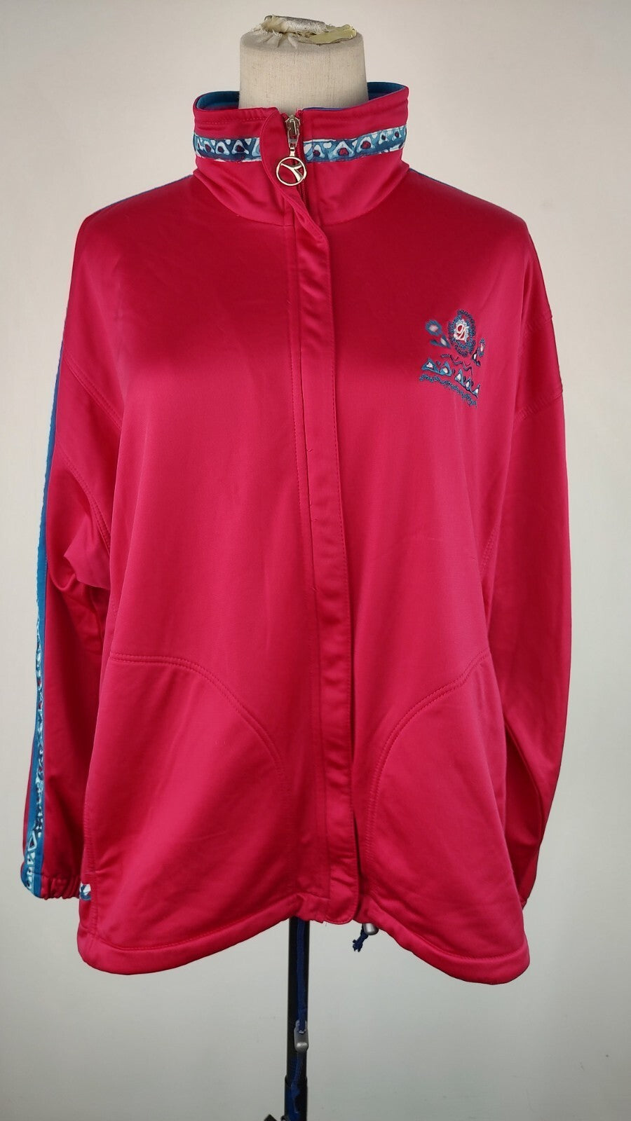 DIADORA GIACCA SPORTIVA FELPA DONNA Tg. 44 WOMAN SPORT JACKET SWEATSHIRT