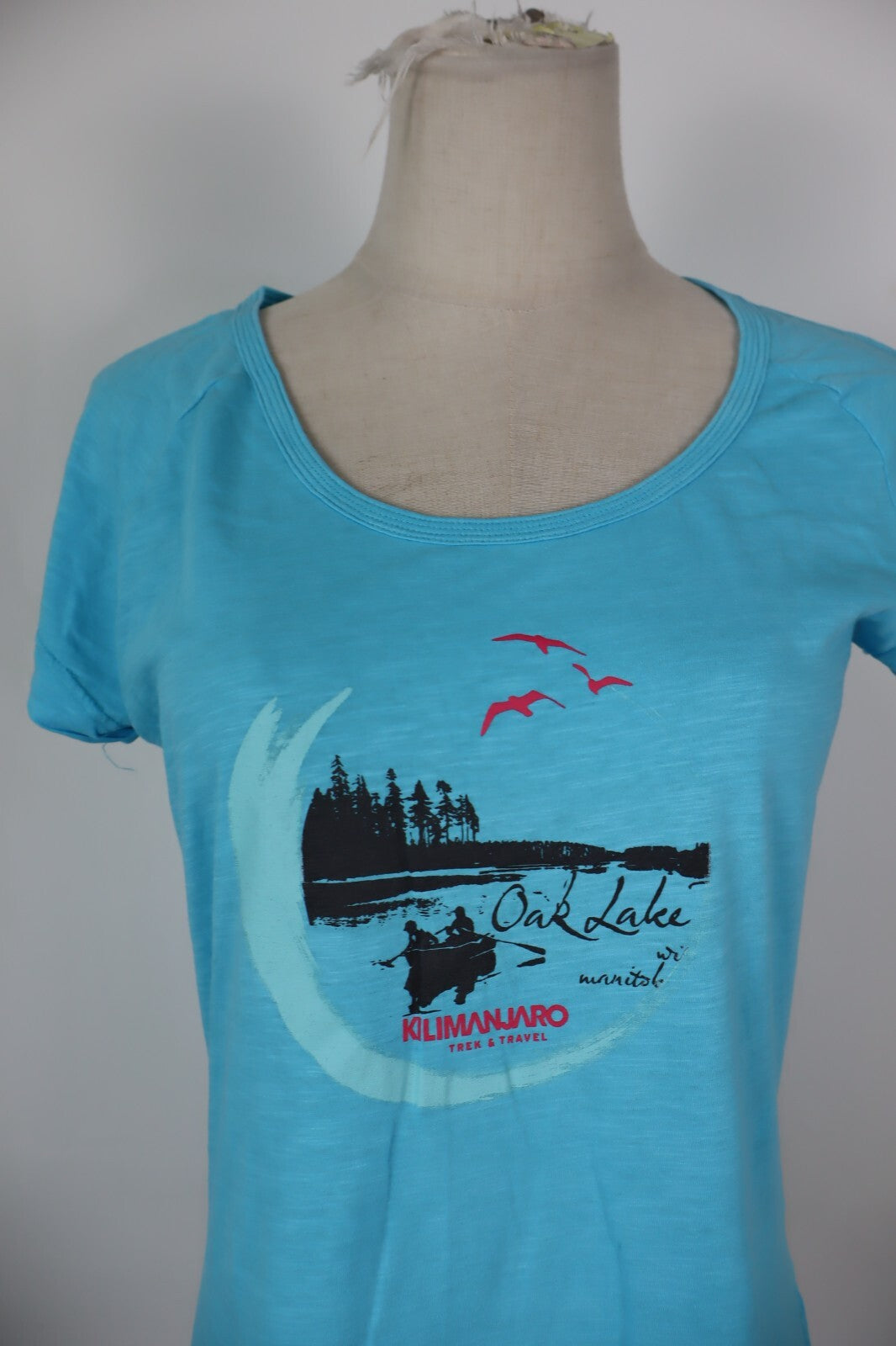 KILIMANGIARO MAGLIA DONNA T-SHIRT TG. L WOMAN CASUAL VINTAGE SHIRT COTONE