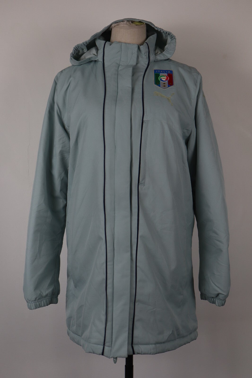 PUMA ITALIA FIGC GIUBBINO DONNA Tg. 44 WOMEN IMBOTTITO JACKET CALCIO SPORT
