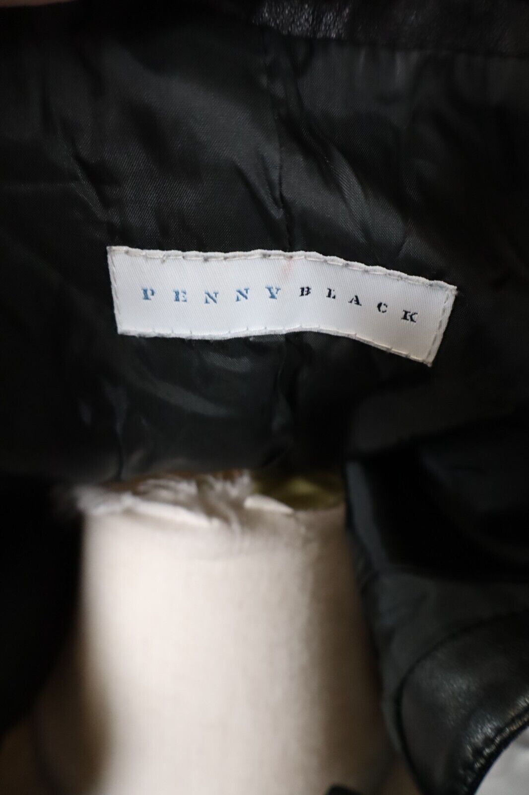 PENNY BLACK GIUBBINO PELLE DONNA 46 LEATHER WOMAN JACKET CASUAL SENZA MANICHE