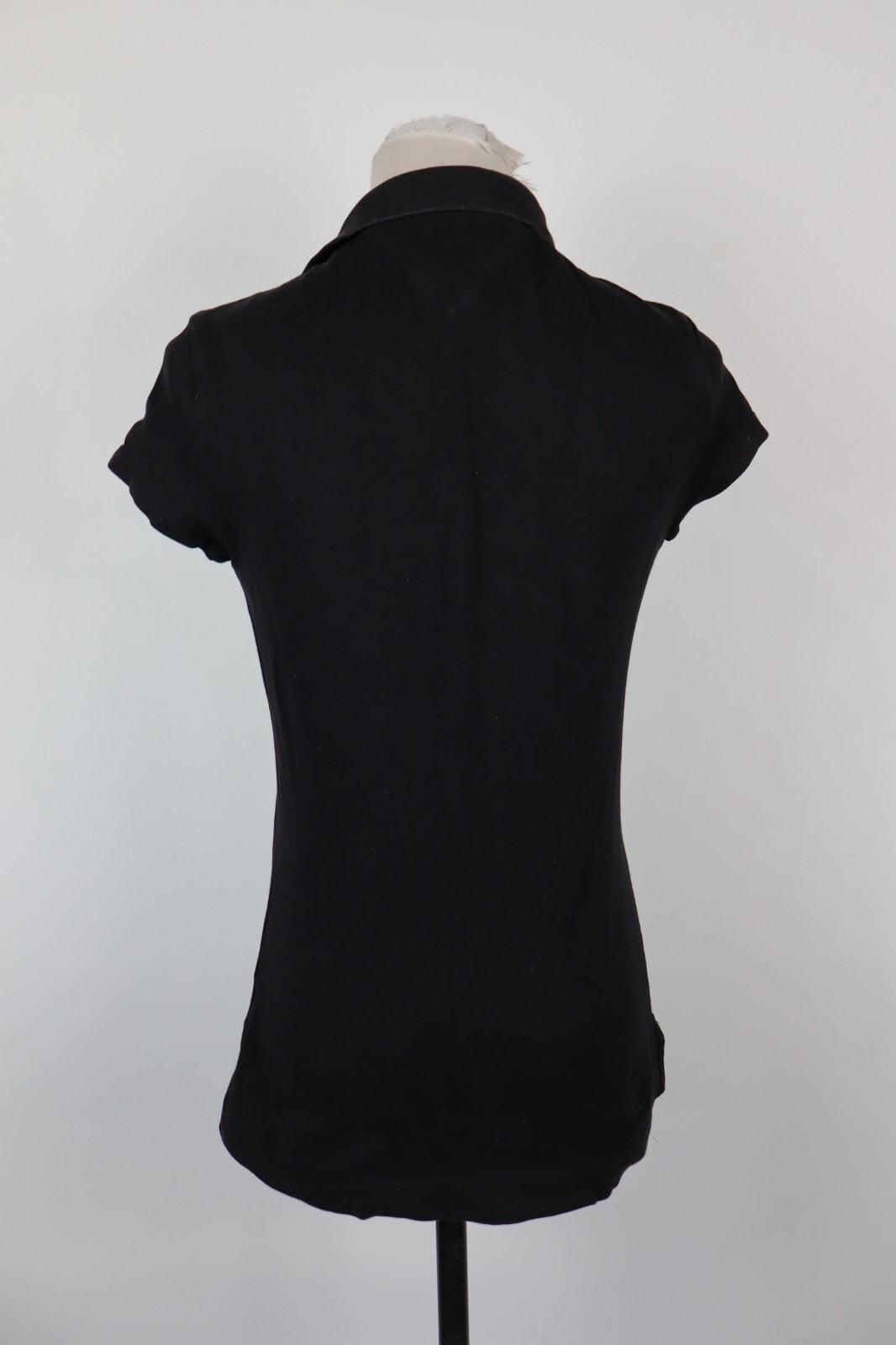 TOMMY HILFIGER POLO MAGLIA T-SHIRT DONNA COTONE TG. S SLIM WOMAN CASUAL VINTAGE