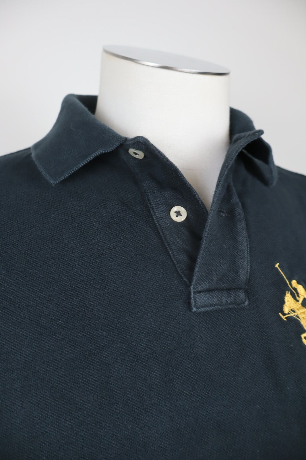 RALPH LAUREN MAGLIA POLO UOMO TG M MAN CASUAL VINTAGE T-SHIRT COTONE COTTON