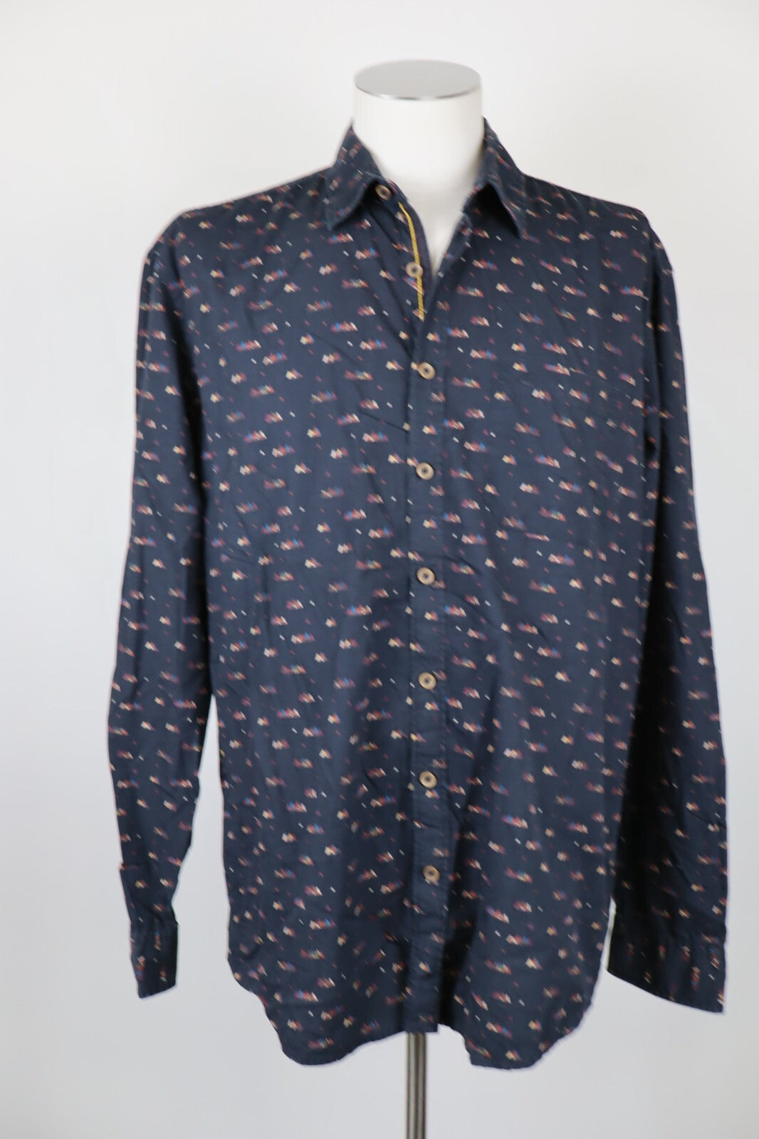 CAMEL ACTIVE CAMICIA UOMO TG. L MAN CASUAL VINTAGE SHIRT COTONE COTTON