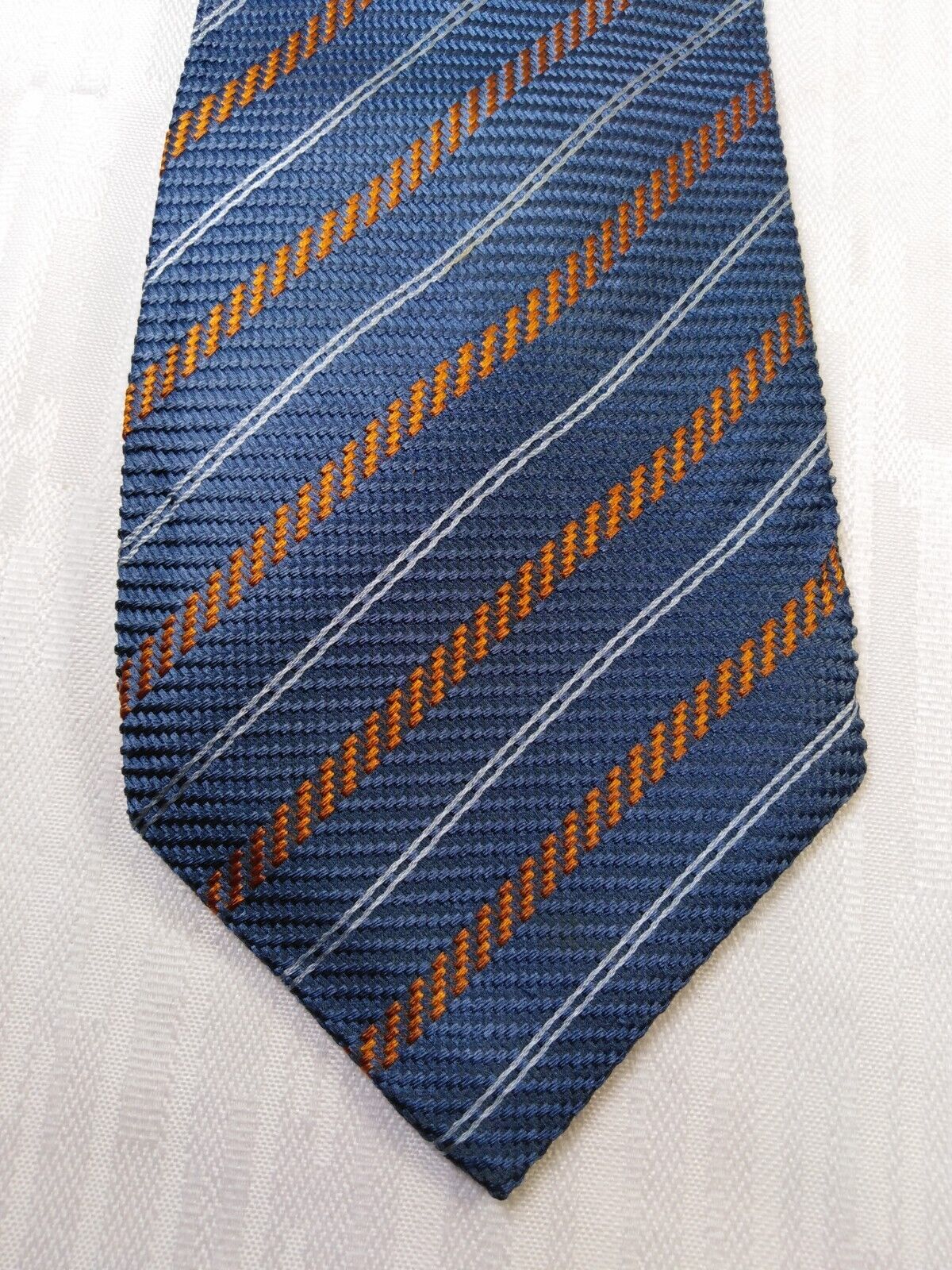 VOGUE 100% SILK TIE SETA CRAVATTA NECKTIE ITALY VINTAGE SELF TIPPED