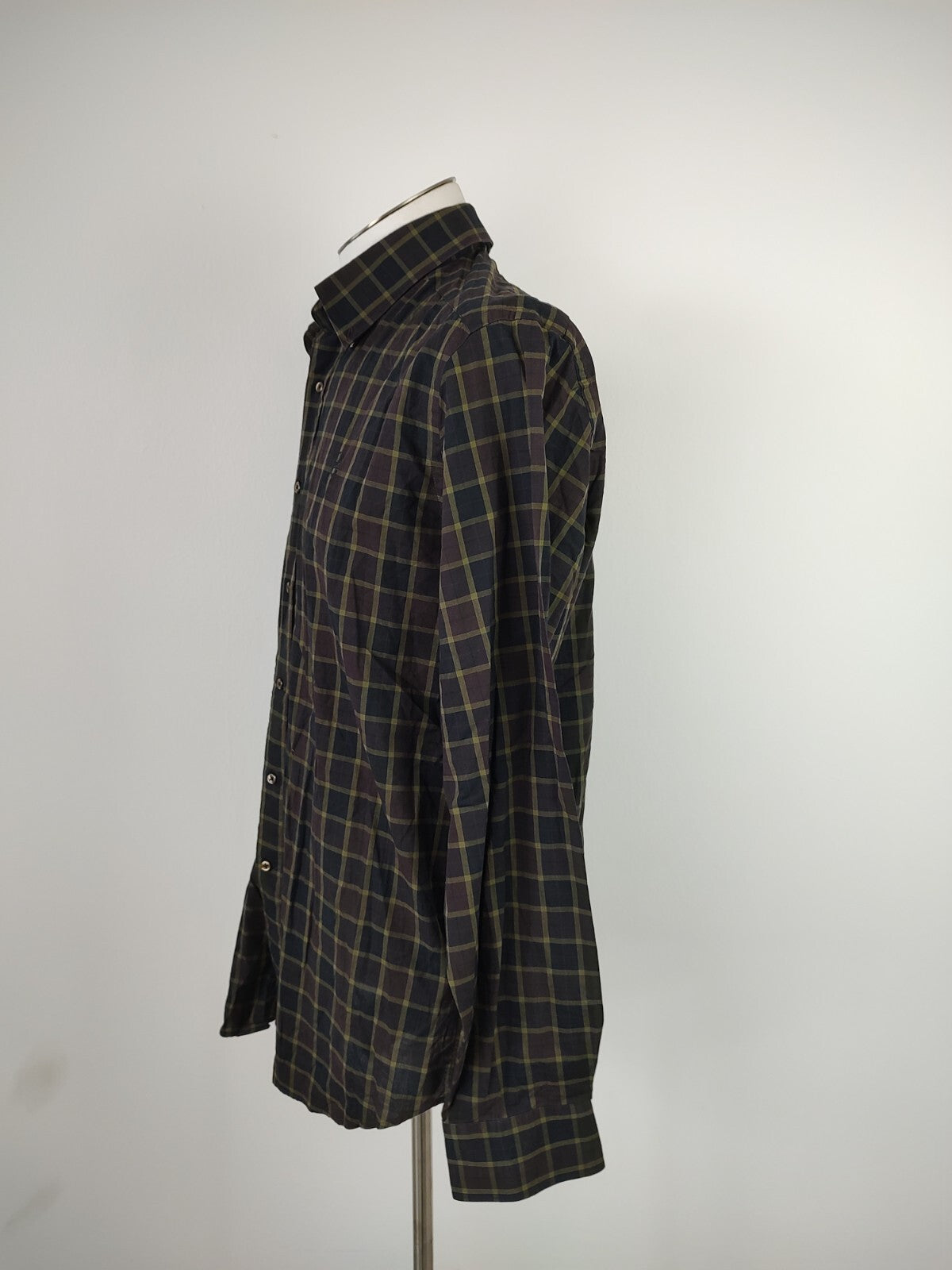 CONTE OF FLORENCE CAMICIA UOMO COTONE TG L MAN CASUAL VINTAGE SHIRT