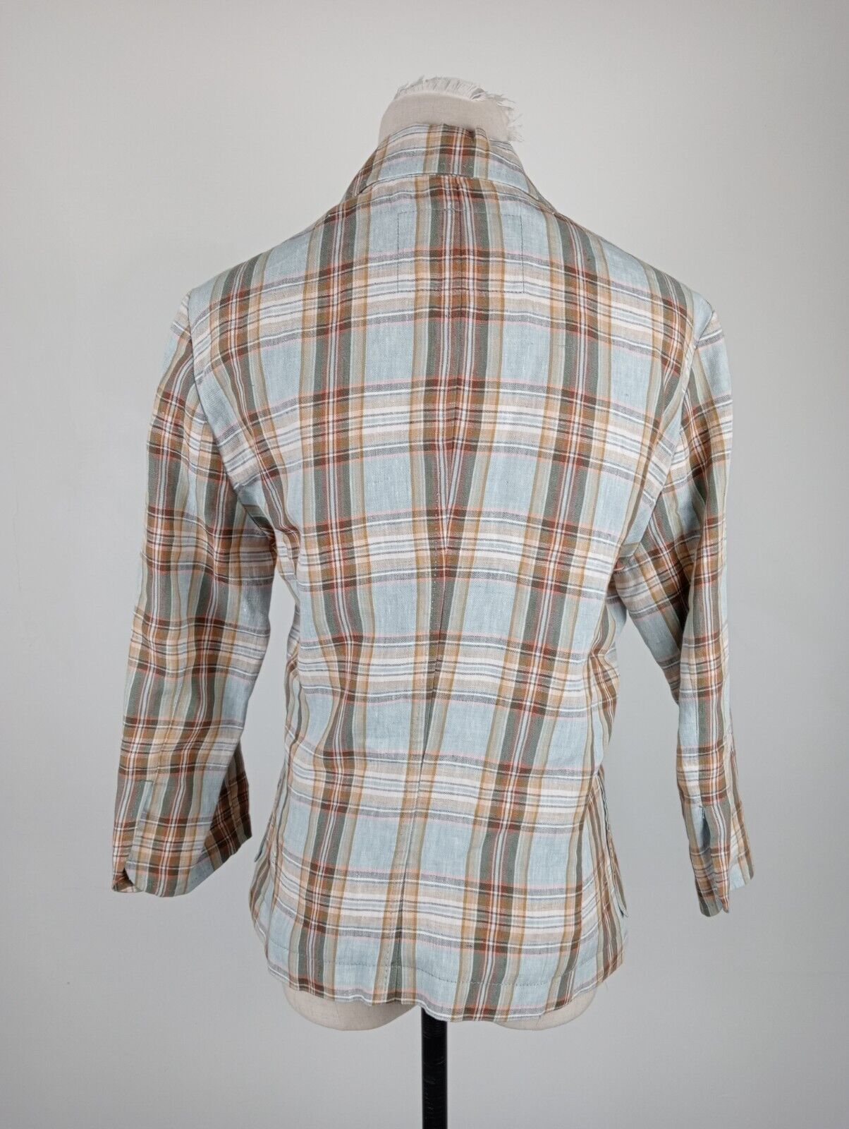 WOOLRICH BLAZER GIACCA DONNA Tg L WOMAN CASUAL VINTAGE JACKET LINO LINEN