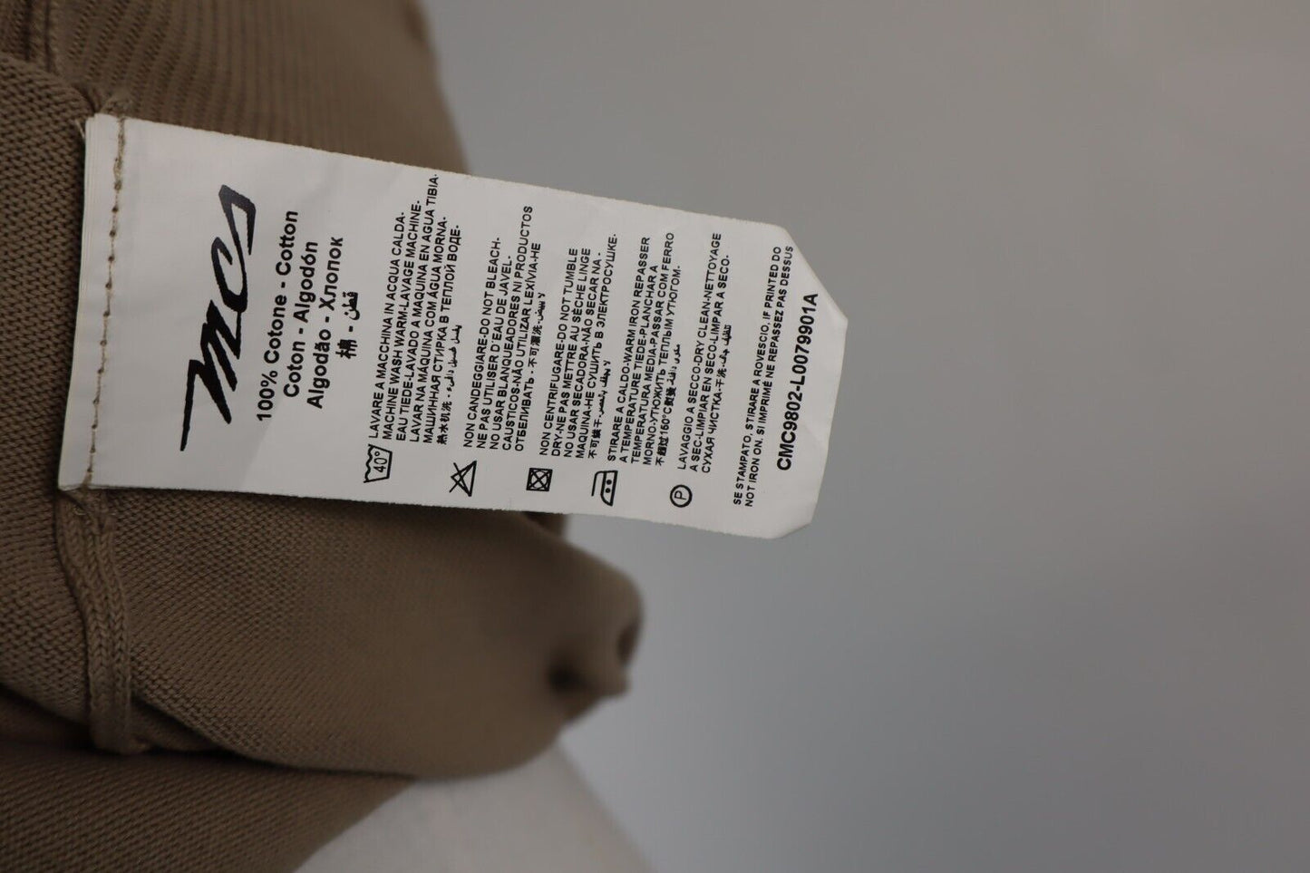 MARLBORO CLASSICS MAGLIONE SMANICATO COTONE GILET UOMO Tg. L SWEATER MAN CASUAL