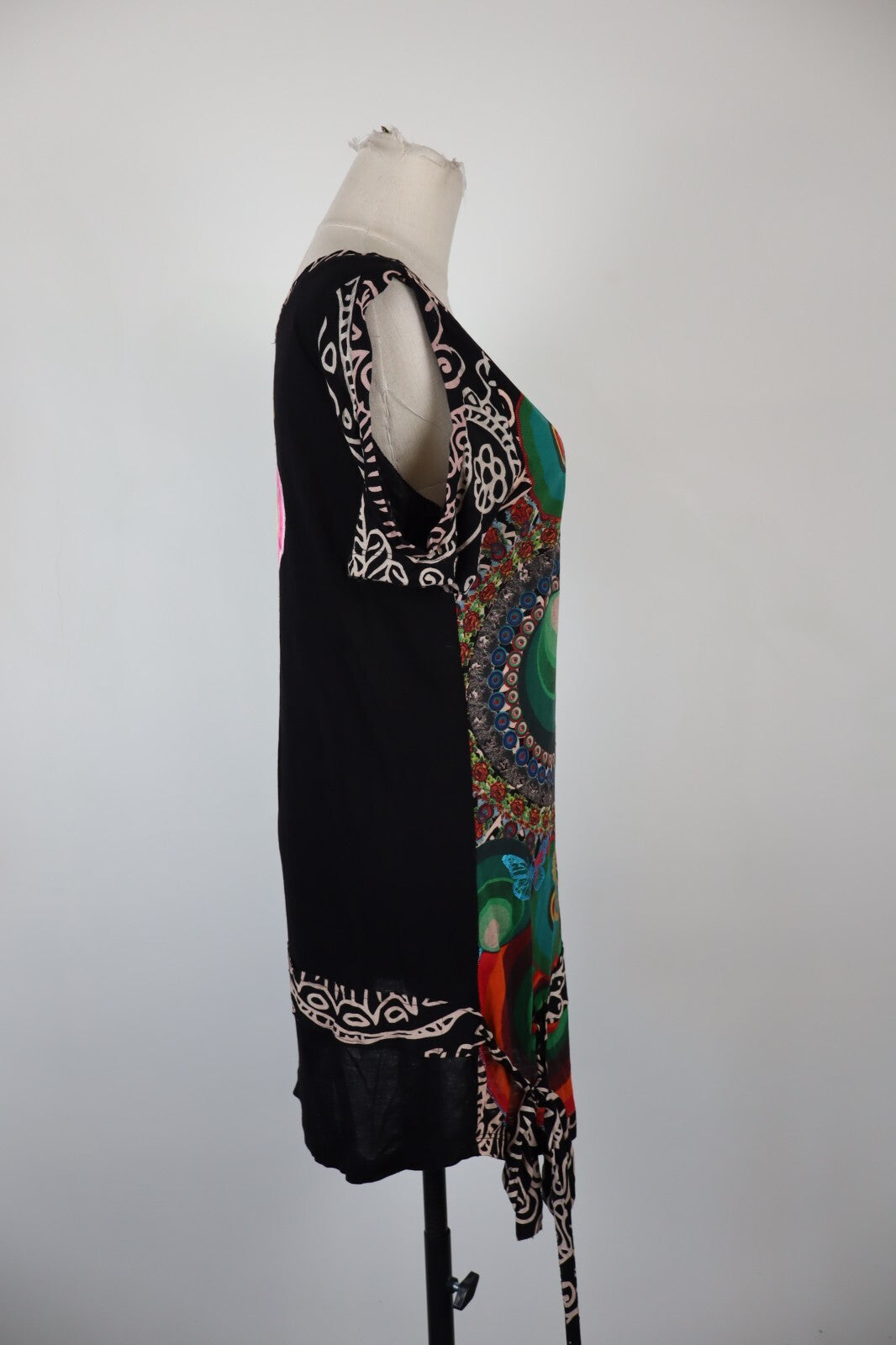 DESIGUAL VESTITO ABITO DONNA TG. M WOMAN CASUAL VINTAGE DRESS