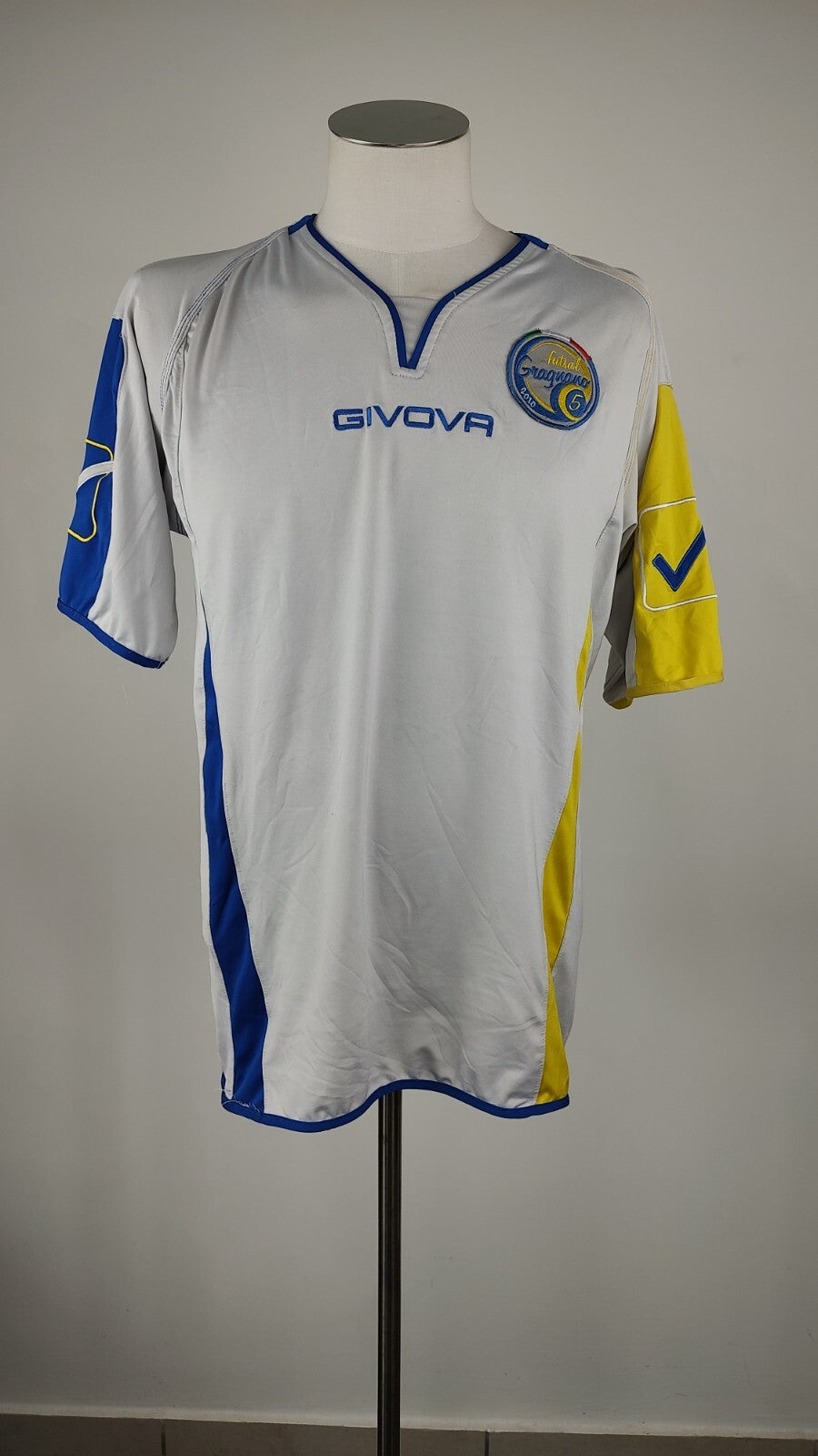 GIVOVA GRAGNANO N 8 MAGLIA CALCIO A CINQUE UOMO Tg L SOCCER TRIKOT MAN JERSEY