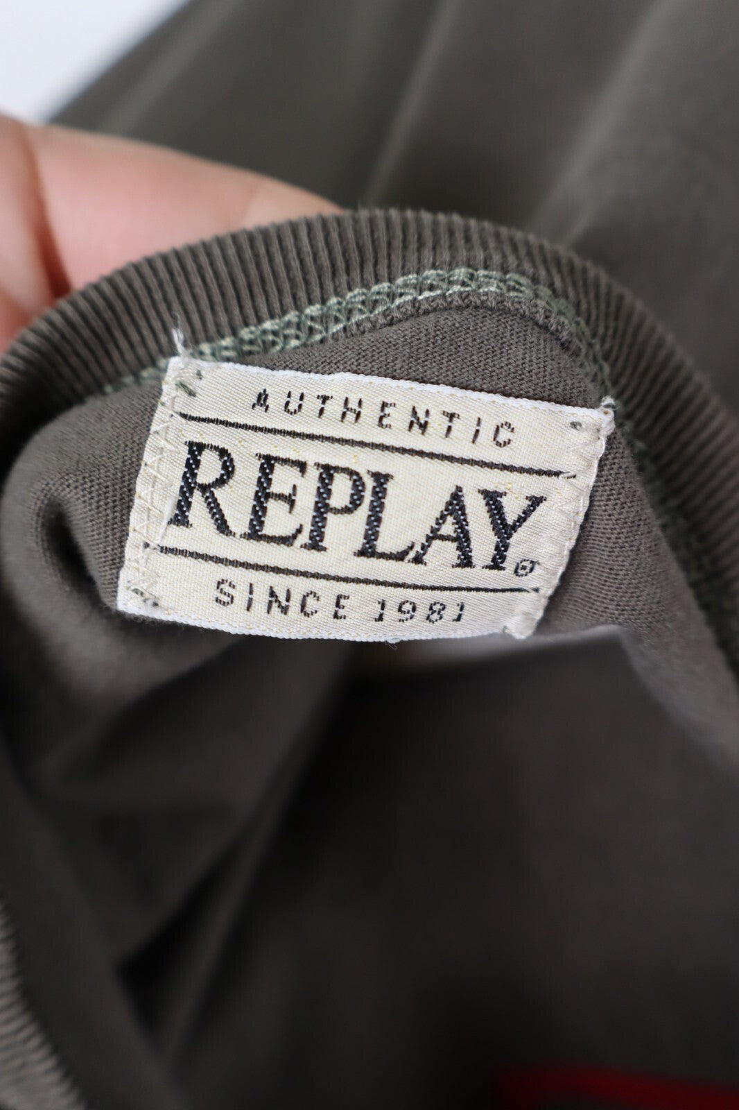 REPLAY MAGLIA UOMO TG. L MAN T-SHIRT VINTAGE CASUAL COTONE MADE IN ITALY
