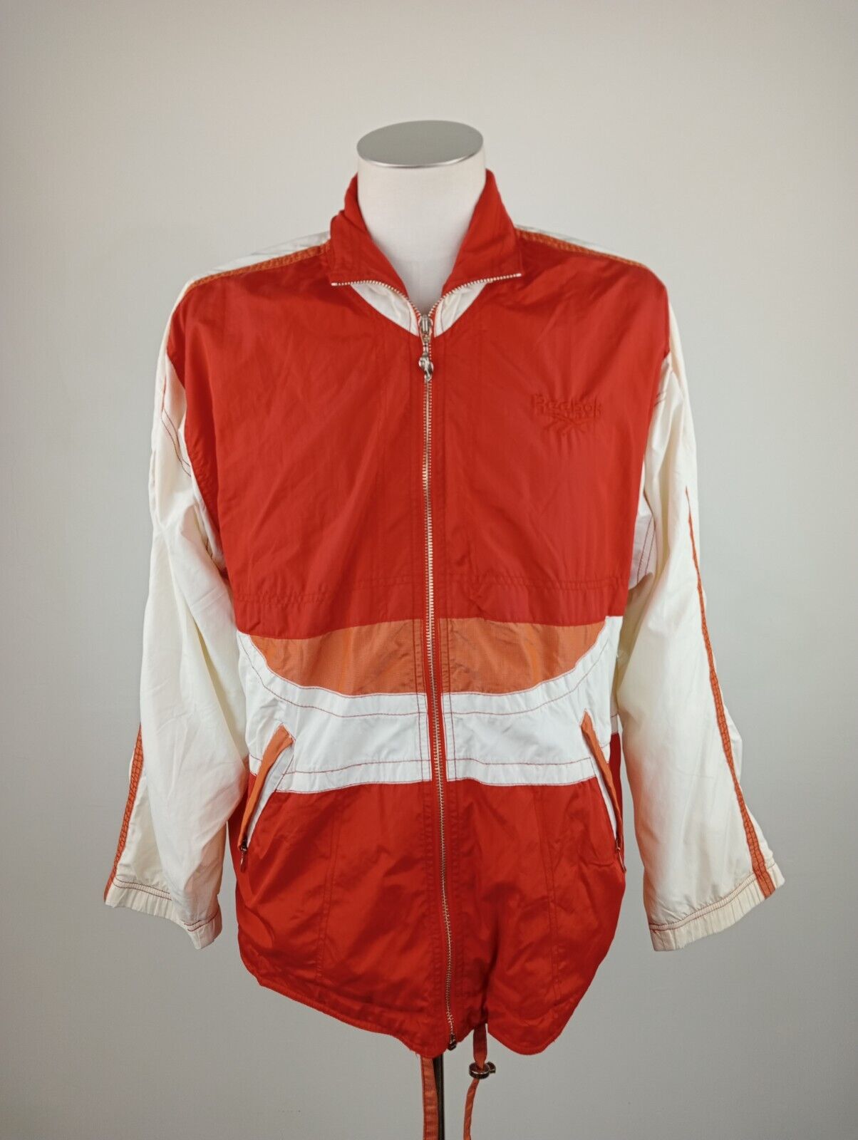 REEBOK GIACCA SPORTIVA UOMO Tg. 36 MAN CASUAL SPORT JACKET VINTAGE