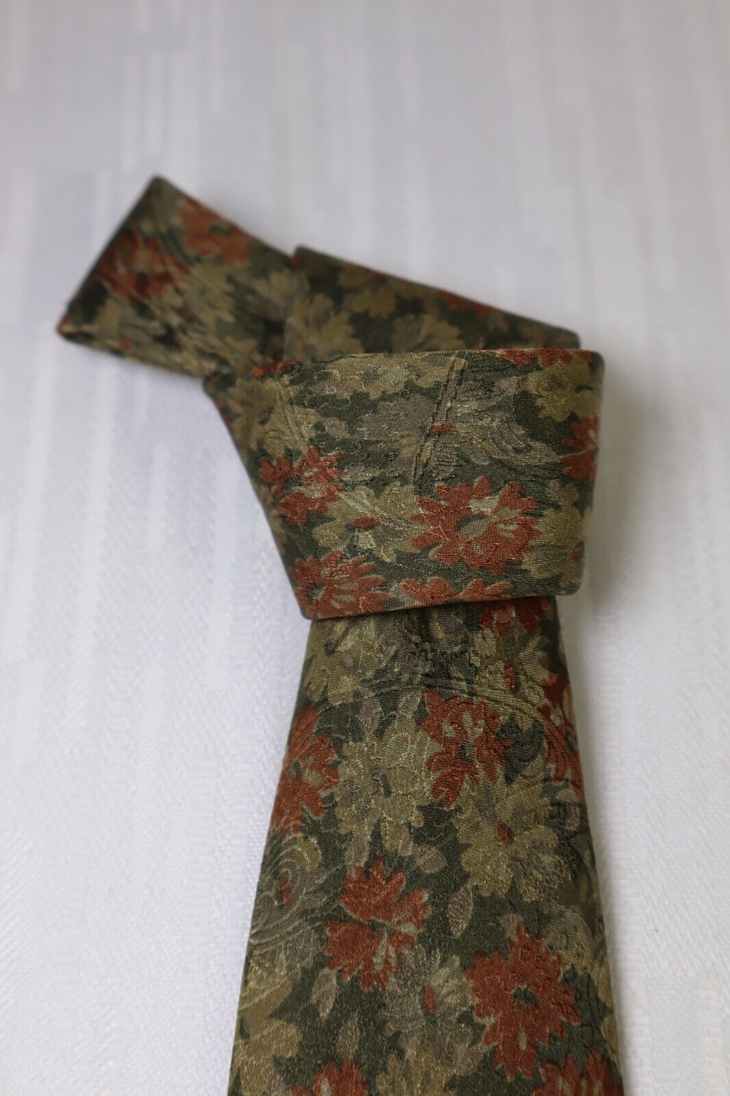 LANCOME PARIS 100% SETA SILK TIE CRAVATTA NECKTIE VINTAGE CLASSIC ITALY