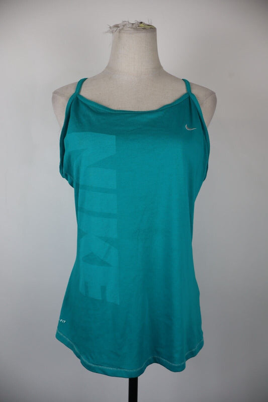 NIKE SPORT TOP CANOTTA MAGLIA DONNA TG. L WOMAN CASUAL VINTAGE T-SHIRT