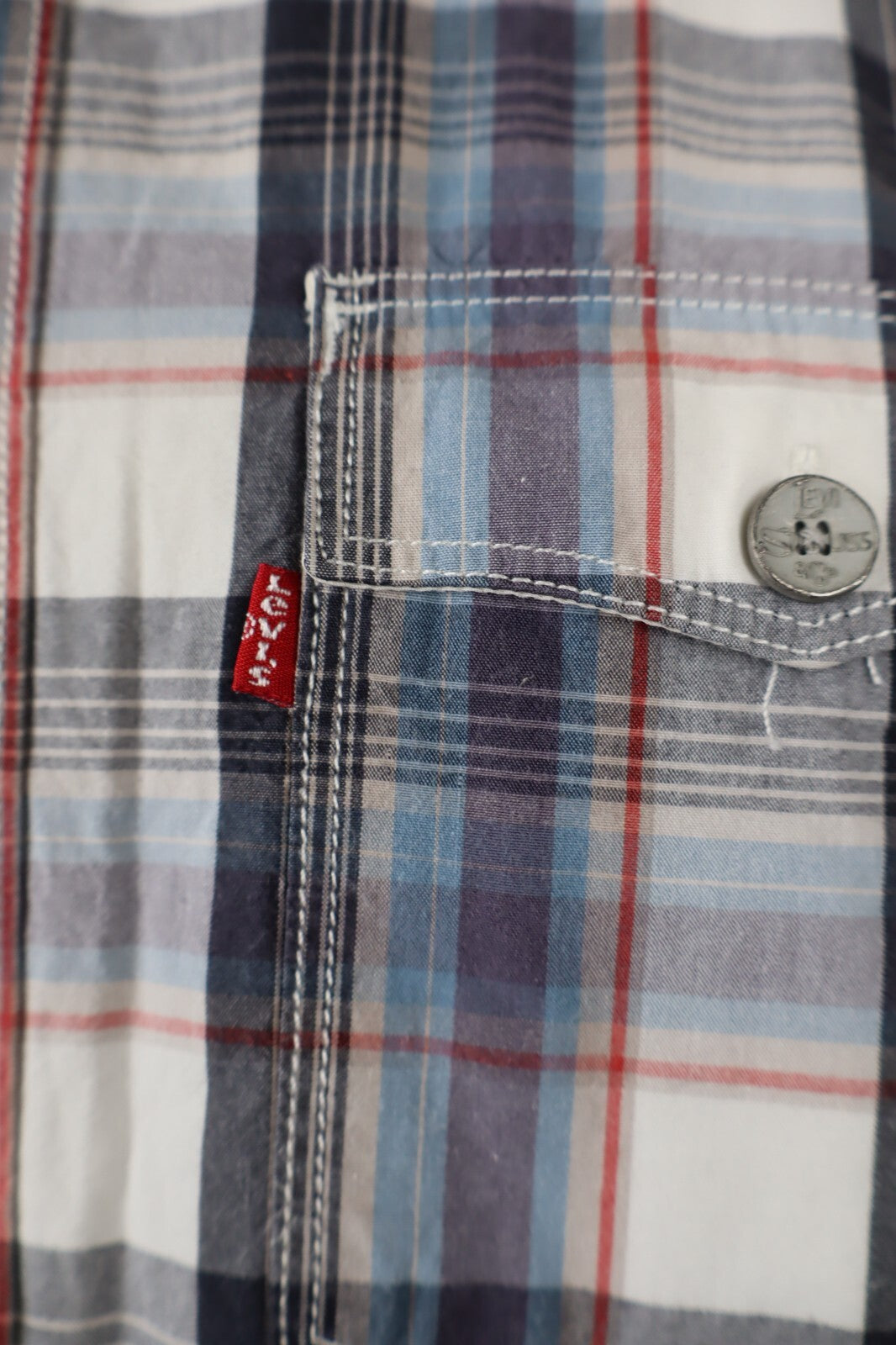 LEVI'S STRAUSS & CO CAMICIA UOMO TG. L MAN CASUAL COTTON COTONE VINTAGE SHIRT