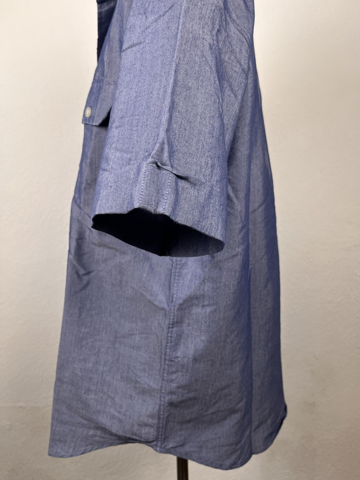 AJ ARMANI JEANS CAMICIA UOMO COTONE TG. M MAN CASUAL VINTAGE COTTON SHIRT TASCHE