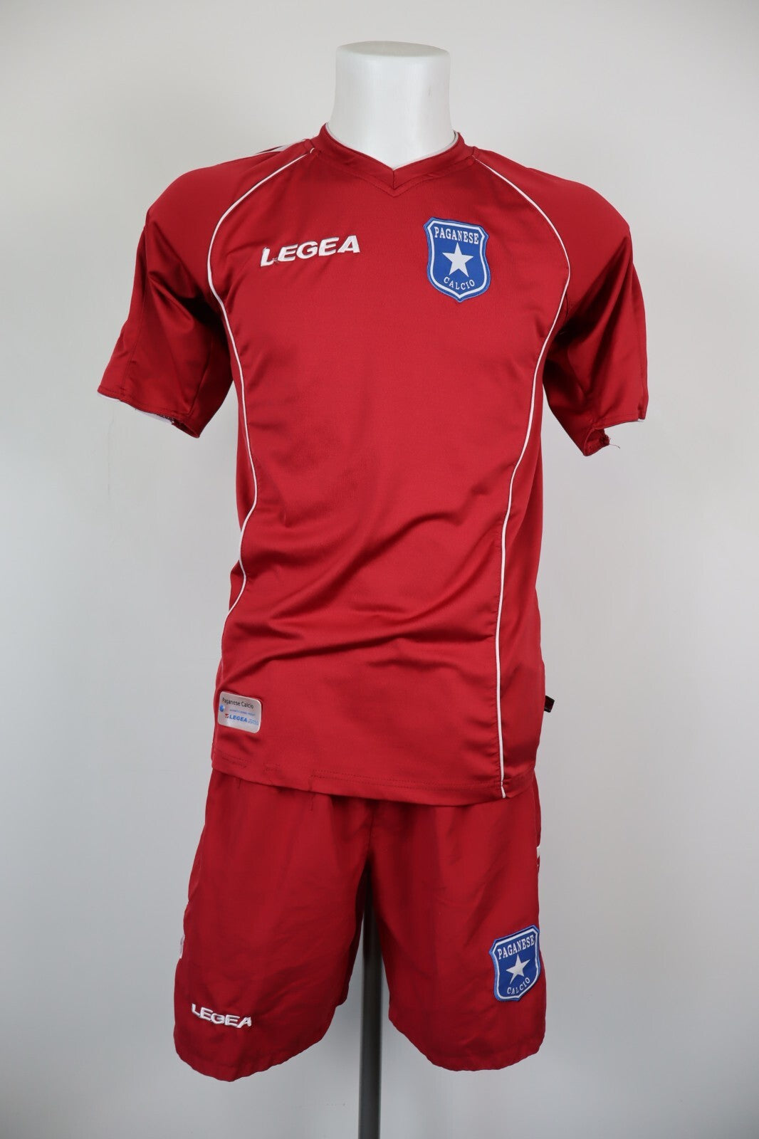 LEGEA PAGANESE N 10 COMPLETO CALCIO MAGLIA SHORTS UOMO L FOOTBALL SPORT JERSEY