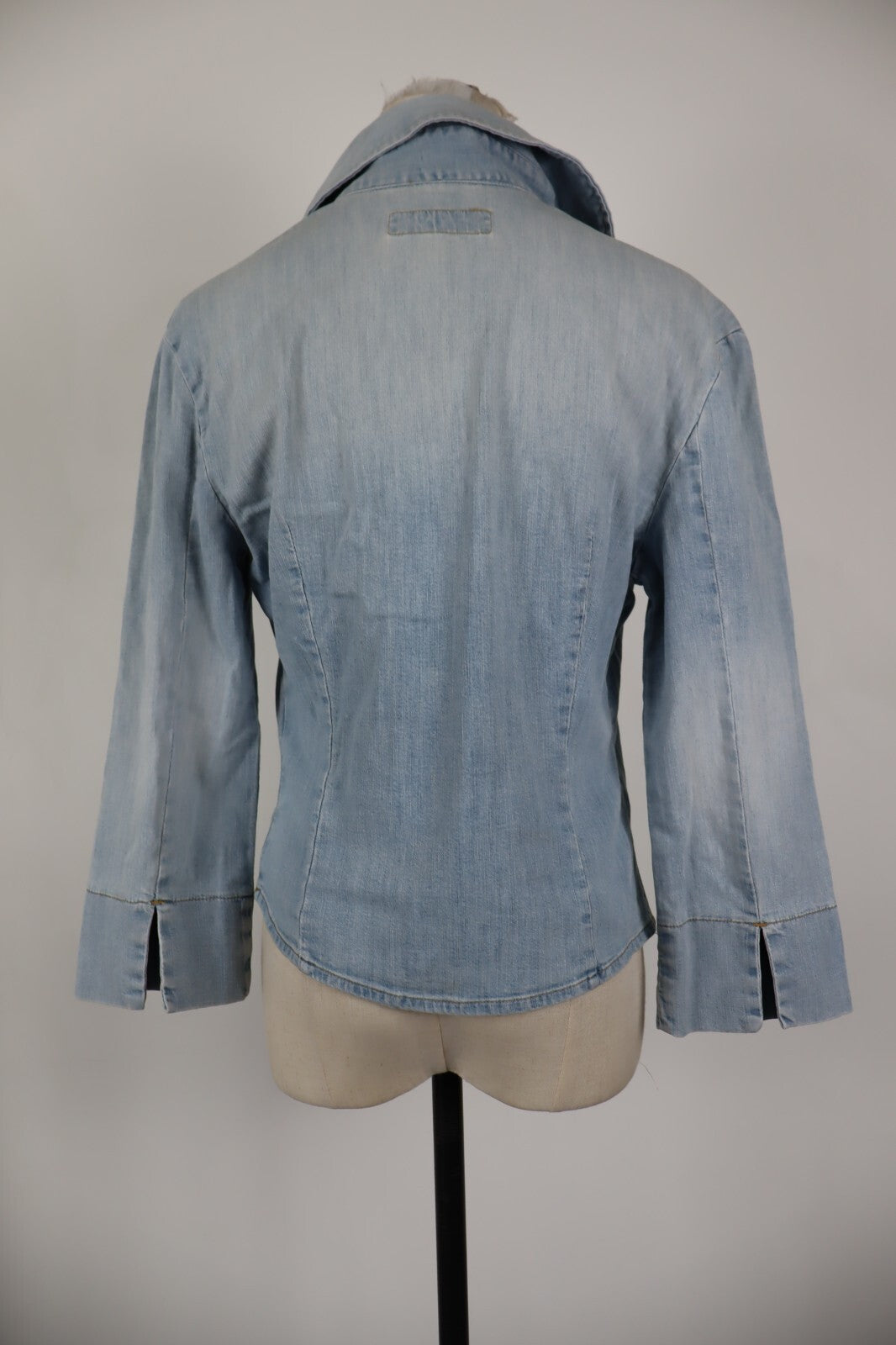 FORNARINA CAMICIA JEANS DENIM DONNA TG. M WOMAN SHIRT CASUAL VINTAGE