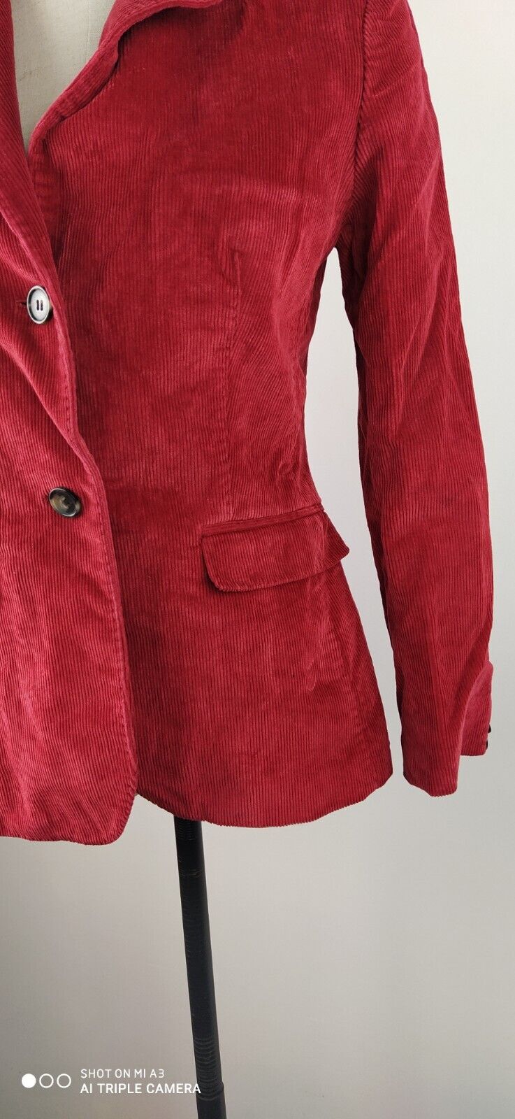 TOMMY HILFIGER BLAZER GIACCA DONNA Tg 34 WOMAN CASUAL VINTAGE JACKET COTONE